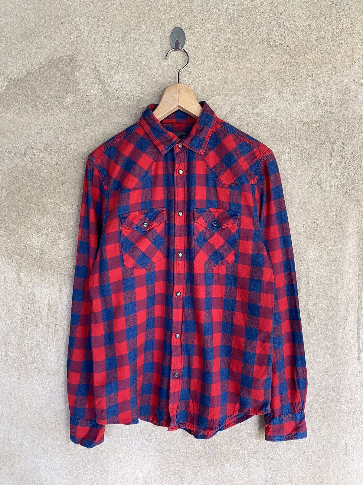 Zara Zara Man Plaid Tartan Flannel Shirt Button Up Size US S / EU 44-46 / 1 - 2 Thumbnail