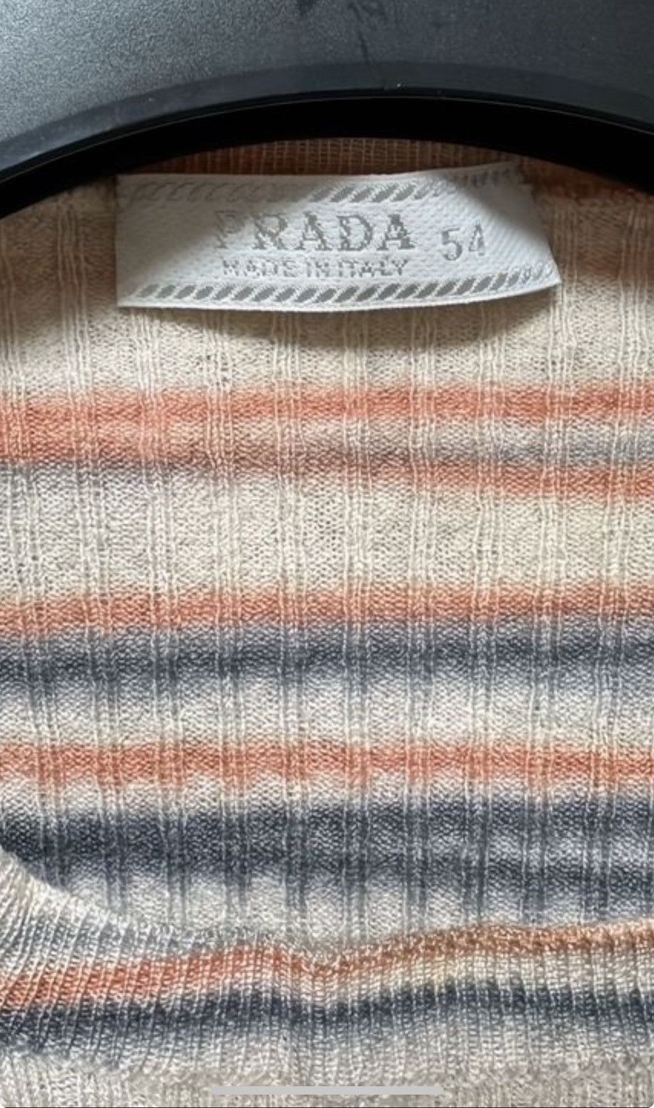 Prada Vintage Prada Milano Gradient Pattern Silk Knit Jumper L Size US L / EU 52-54 / 3 - 8 Thumbnail