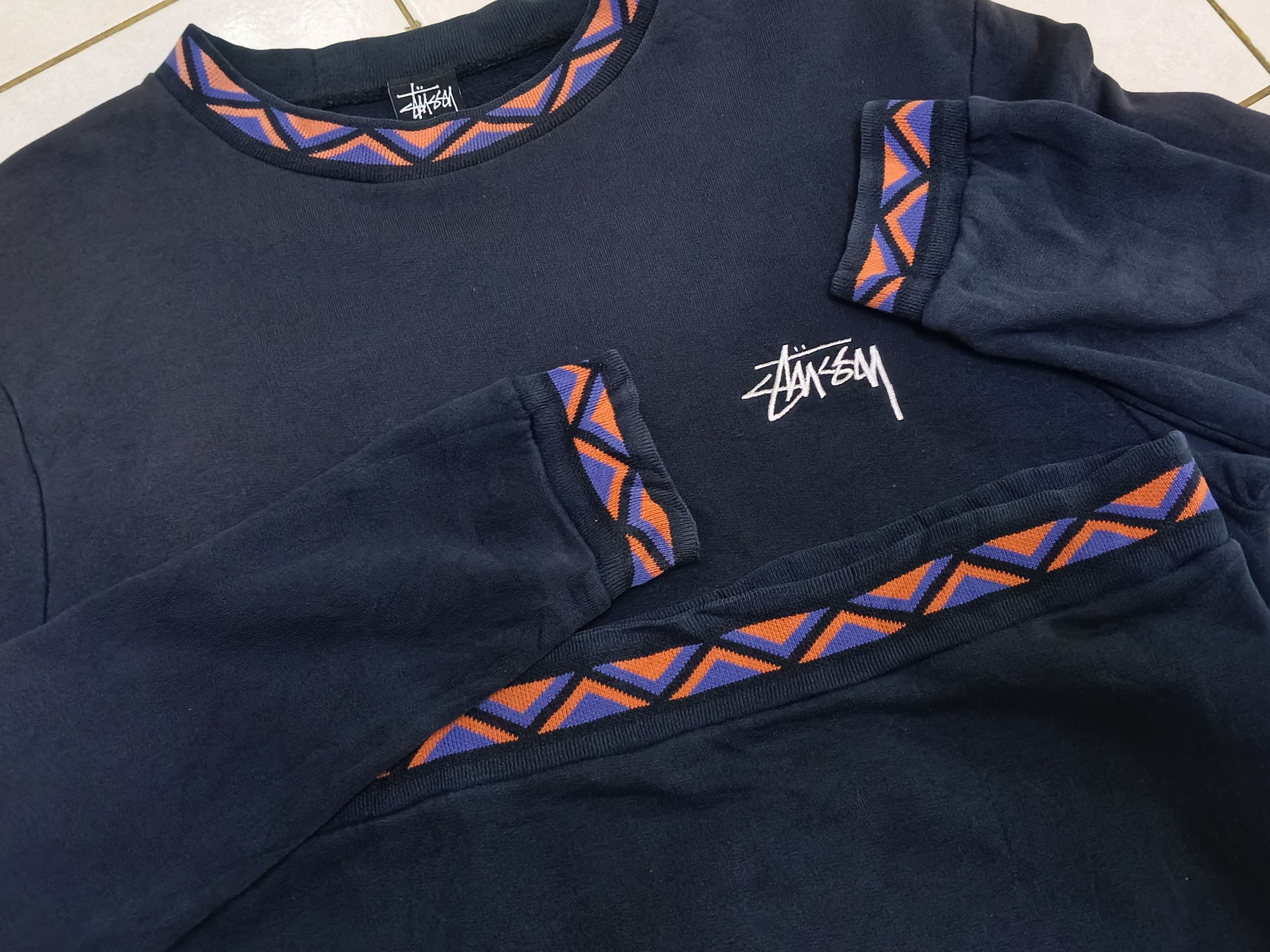 Stussy Rare Vintage 90s Stussy Tom Tom Sweatshirt Size US M / EU 48-50 / 2 - 1 Thumbnail