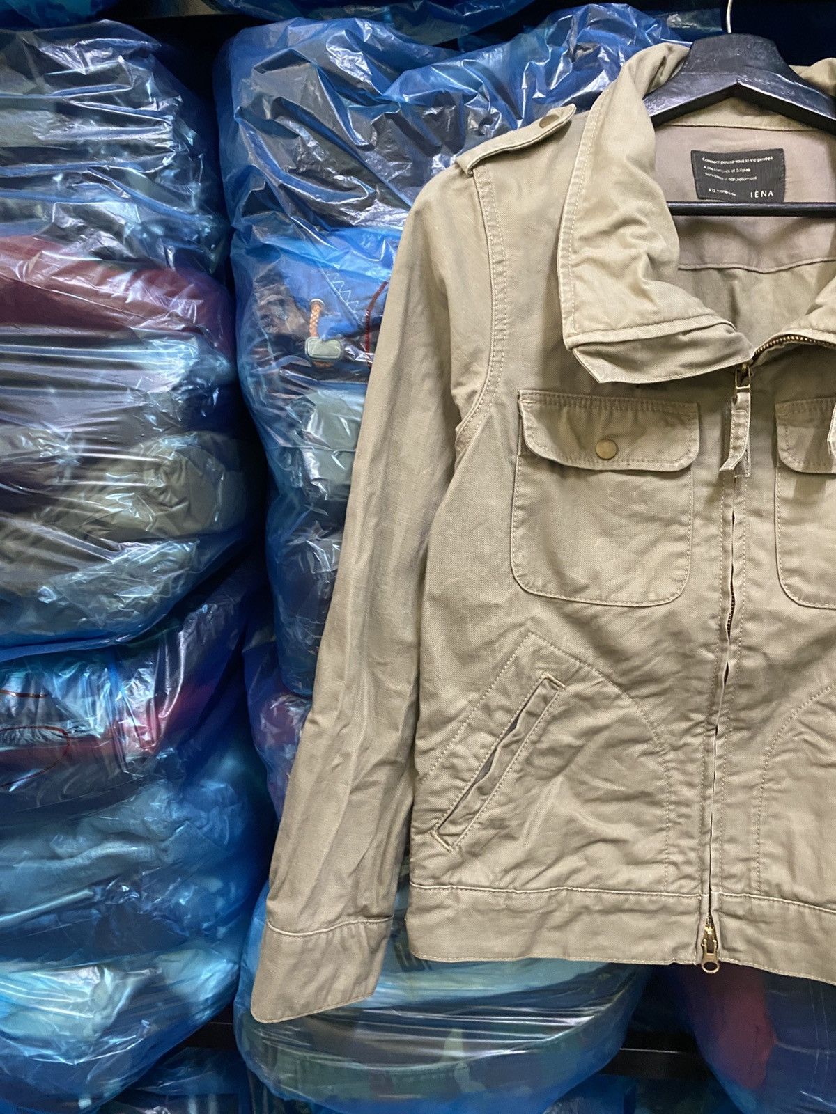 Other IENA Paris Khaki Military-Style Lightweight Utility Jacket Size S / US 4 / IT 40 - 5 Thumbnail