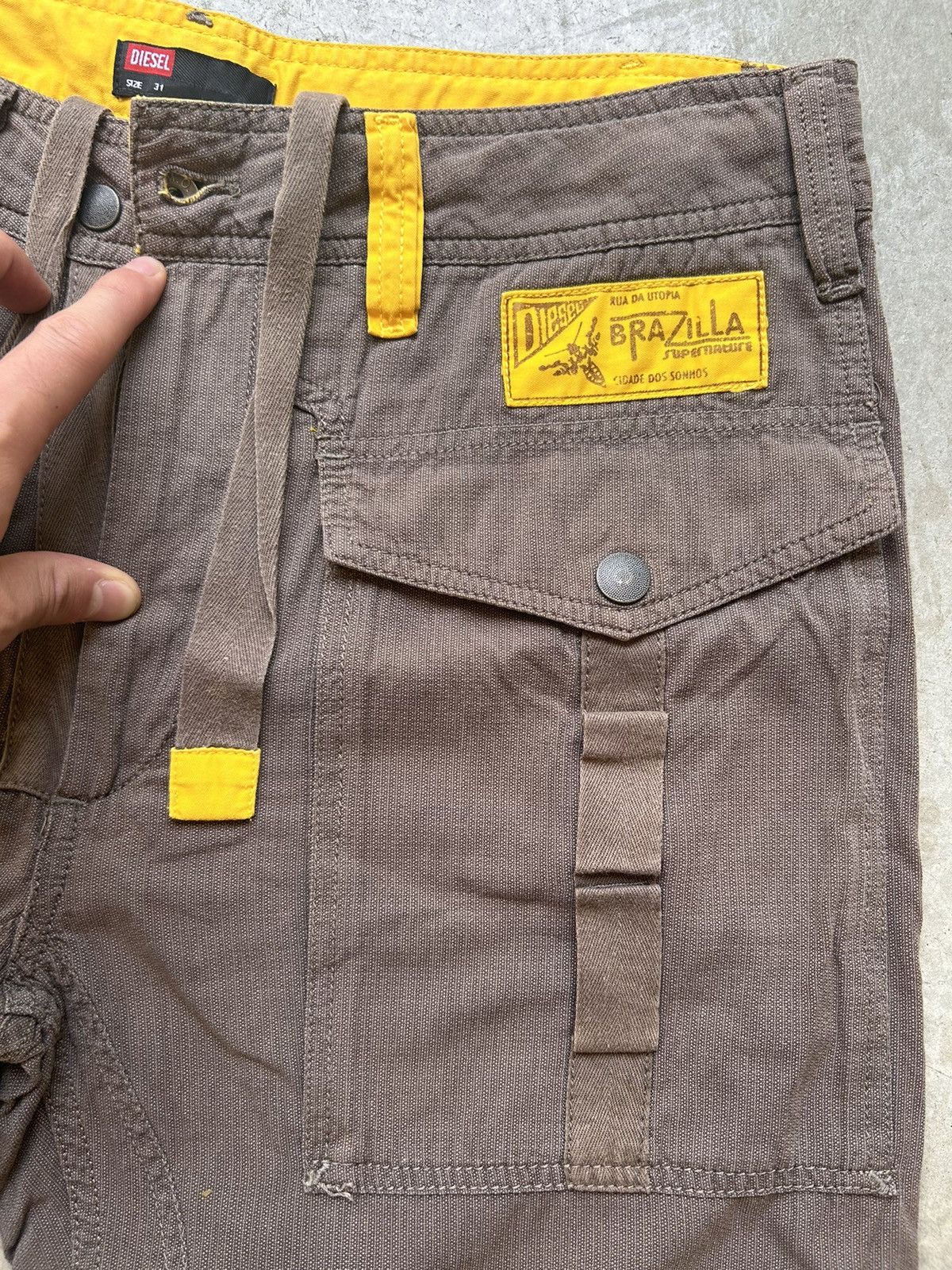 Diesel × Vintage Vintage Diesel Military Pants Size US 31 - 3 Thumbnail