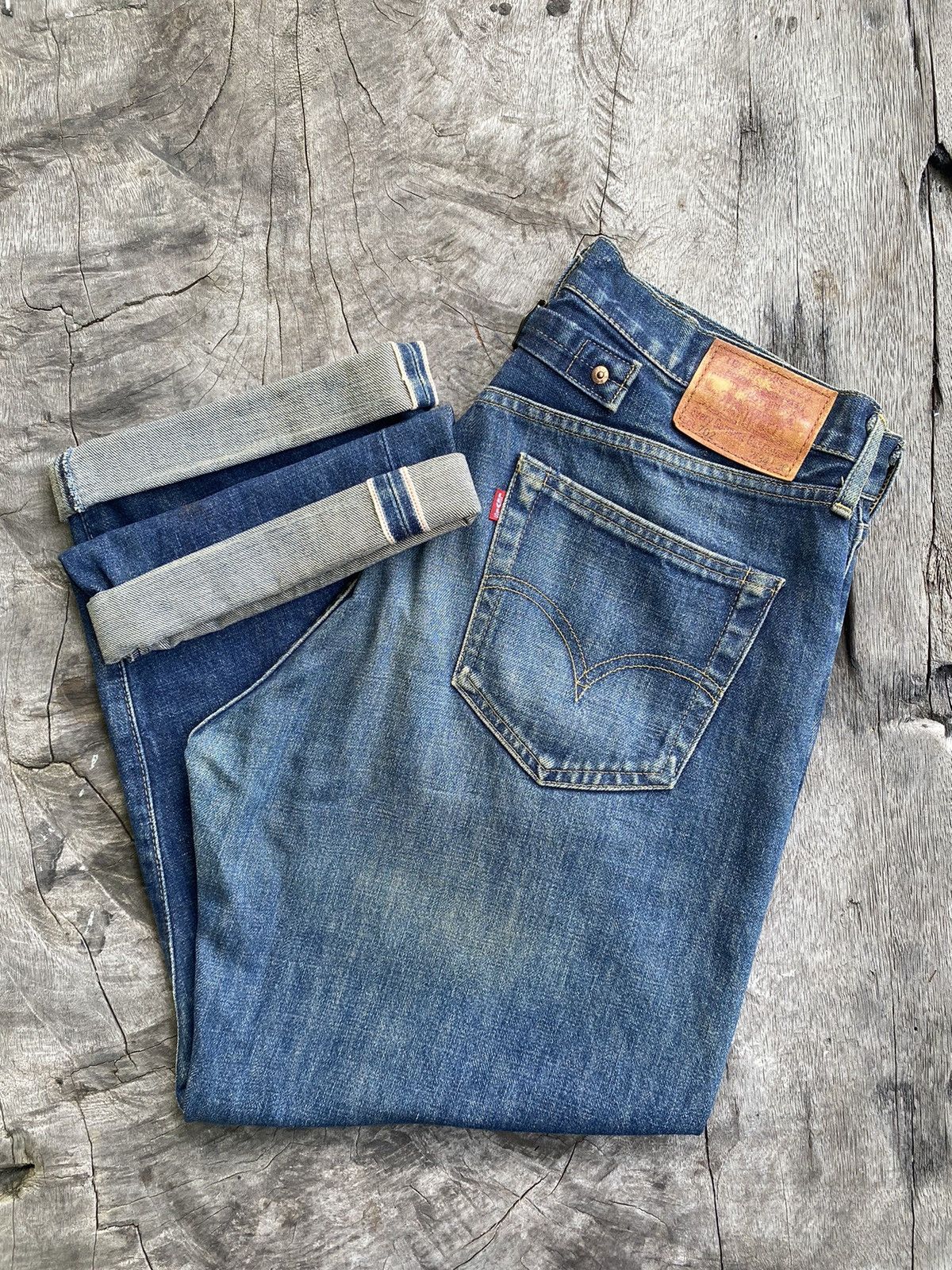 Levi's × Levi's Vintage Clothing × Vintage VINTAGE LEVIS 702 BIG E SELVEDGE WITH BUTTON J22, VERY RARE Size US 34 / EU 50 - 1 Thumbnail