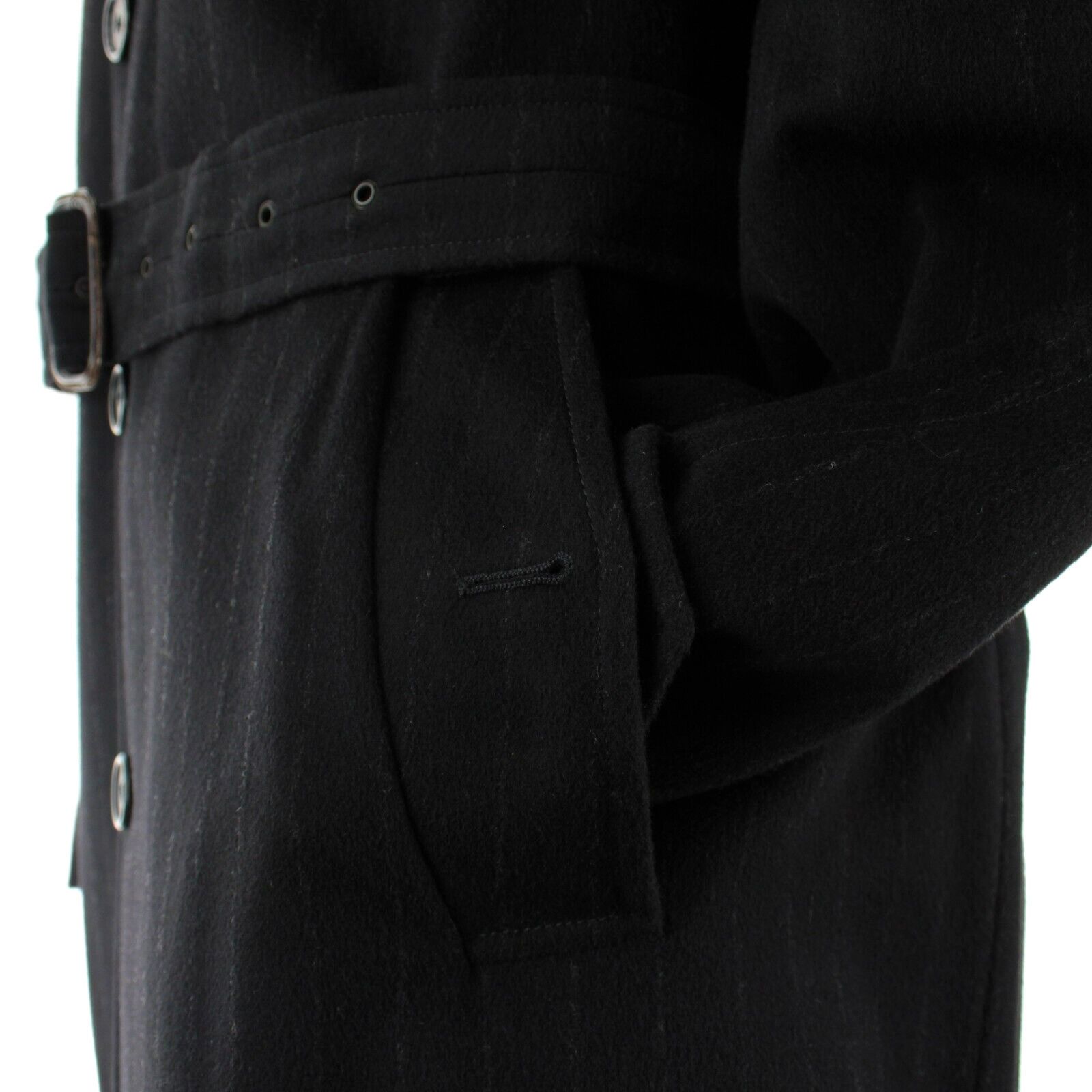 Corneliani Corneliani Coat Size L US In Black Wool Size US L / EU 52-54 / 3 - 2 Thumbnail