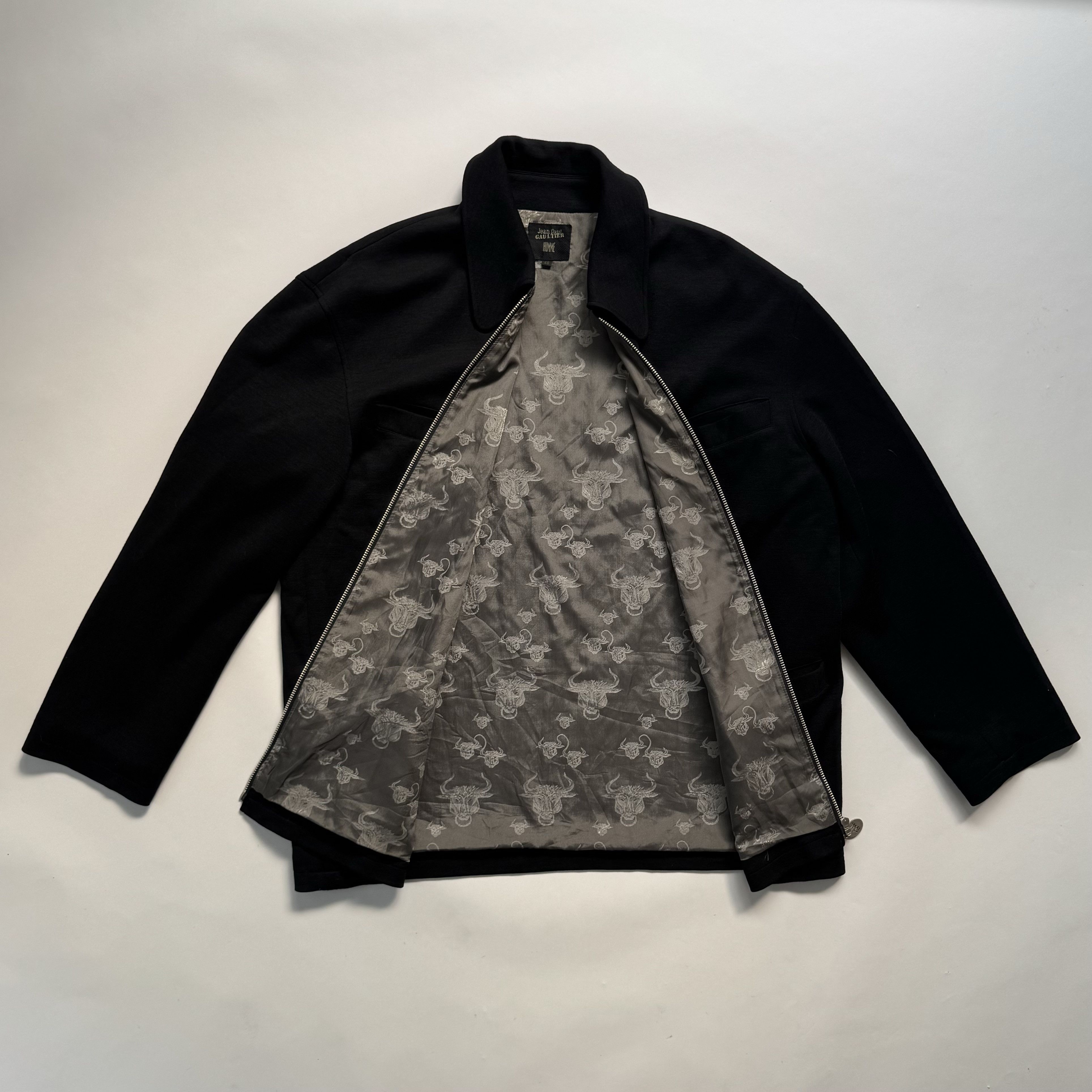 Jean Paul Gaultier JPG F/W1994 Bull Wool Jacket Size US M / EU 48-50 / 2 - 3 Thumbnail