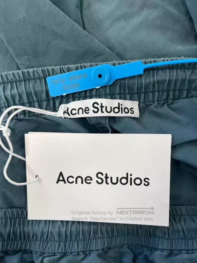 Acne Studios Acne Studios Loose Zip-up Mixed Fabric Drawstring Sport Pa Size US 32 / EU 48 - 3 Thumbnail