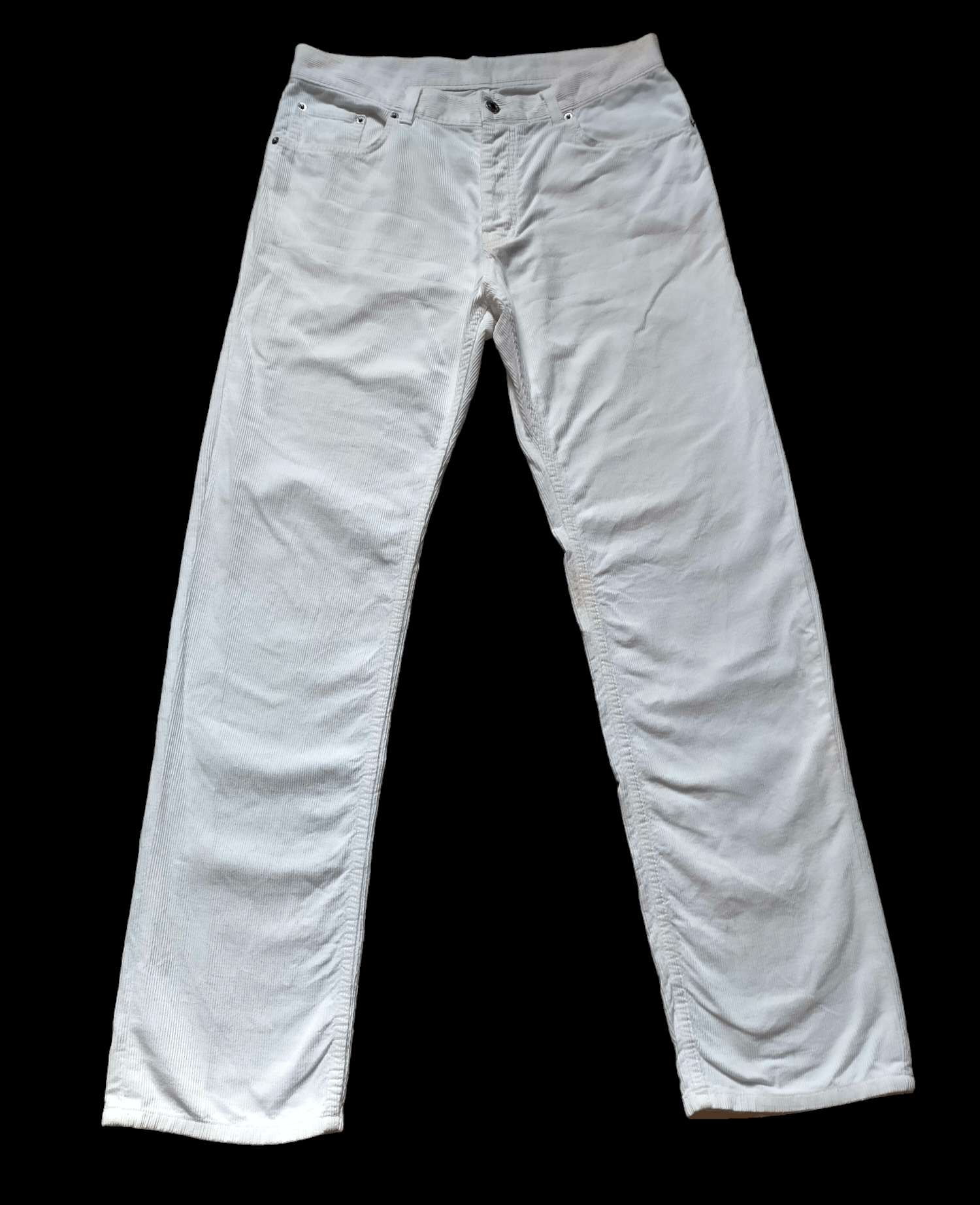 image of Helmut Lang Coudroy White Pants, Men's (Size 32)