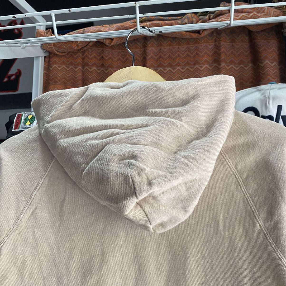 agnes b. To b. by agnès b. Beige Cropped Hoodie Sweatshirt Size S / US 4 / IT 40 - 6 Thumbnail
