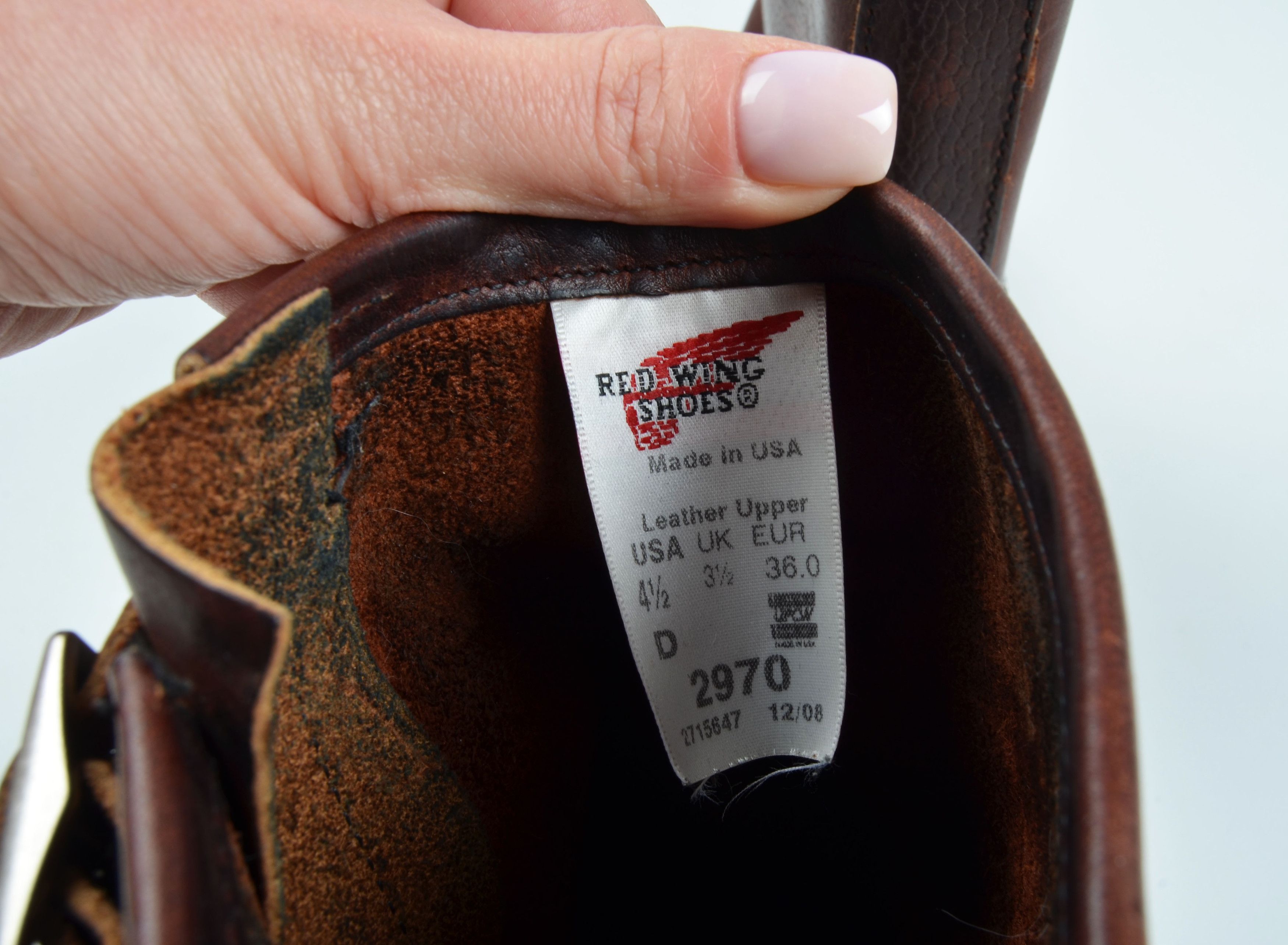 Red Wing Red Wing 2970 Biker Brown Leather Engineer Boots Size US 4.5 / IT 34.5 - 11 Thumbnail