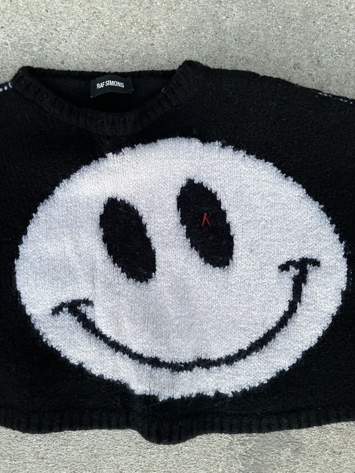 Raf Simons Raf Simons Smiley Wool Sweater Size US XXS / EU 40 - 8 Thumbnail
