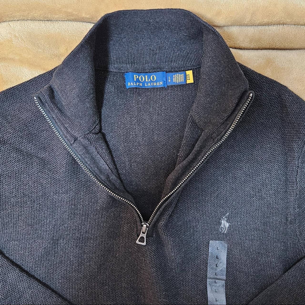 Polo Ralph Lauren Polo Ralph Lauren Quarter-zip Sweater Size US L / EU 52-54 / 3 - 3 Thumbnail