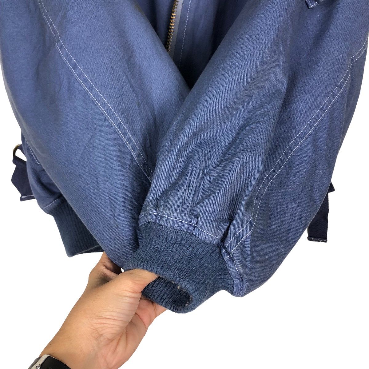 Japanese Brand Vintage Bomber Jacket Pink House Big Logo Bondage Parachute Size US M / EU 48-50 / 2 - 17 Thumbnail