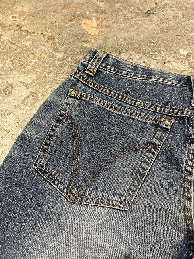 Dolce & Gabbana × Vintage AW2003 Dolce & Gabbana Raw Blue Faded Denim Jeans Size US 30 / EU 46 - 7 Thumbnail