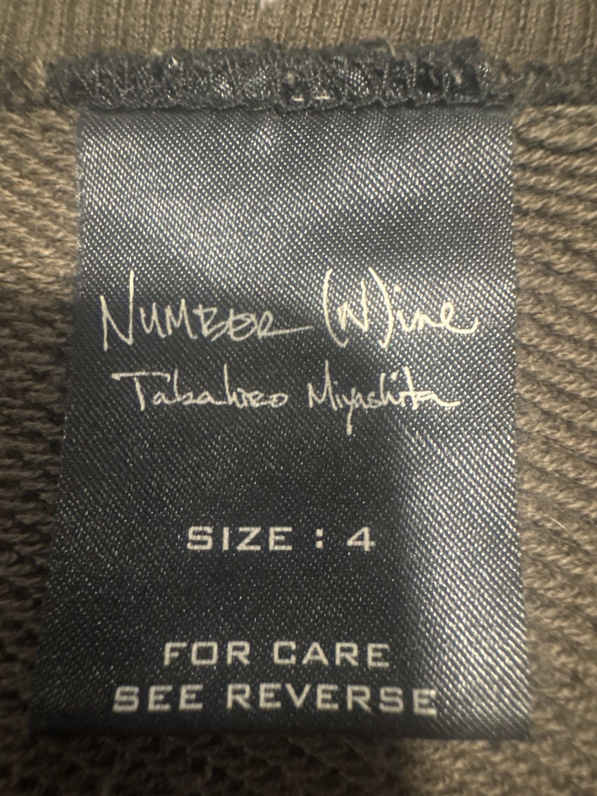 Number (N)ine Number Nine Double Skull Crewneck SIZE 4 Size US L / EU 52-54 / 3 - 4 Thumbnail