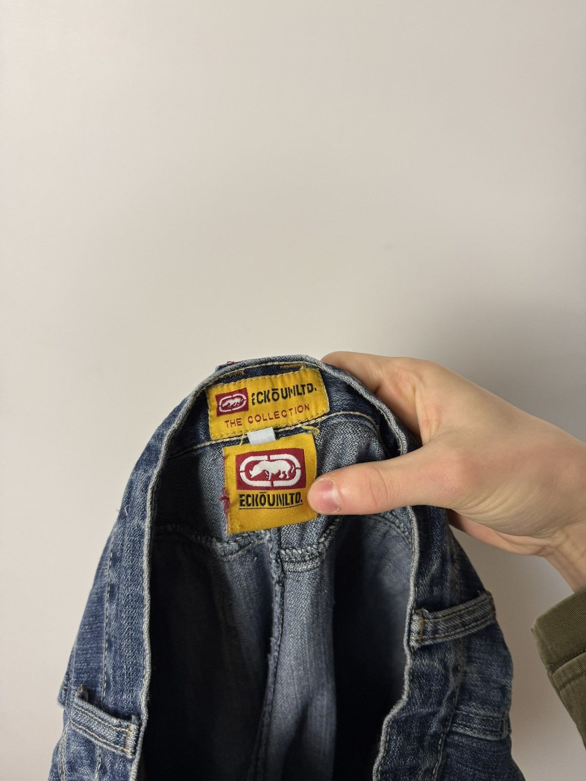 Ecko Unltd. Vintage Ecko Unltd Denim Cargo Jeans Y2K streetwear Style Size US 30 / EU 46 - 13 Thumbnail