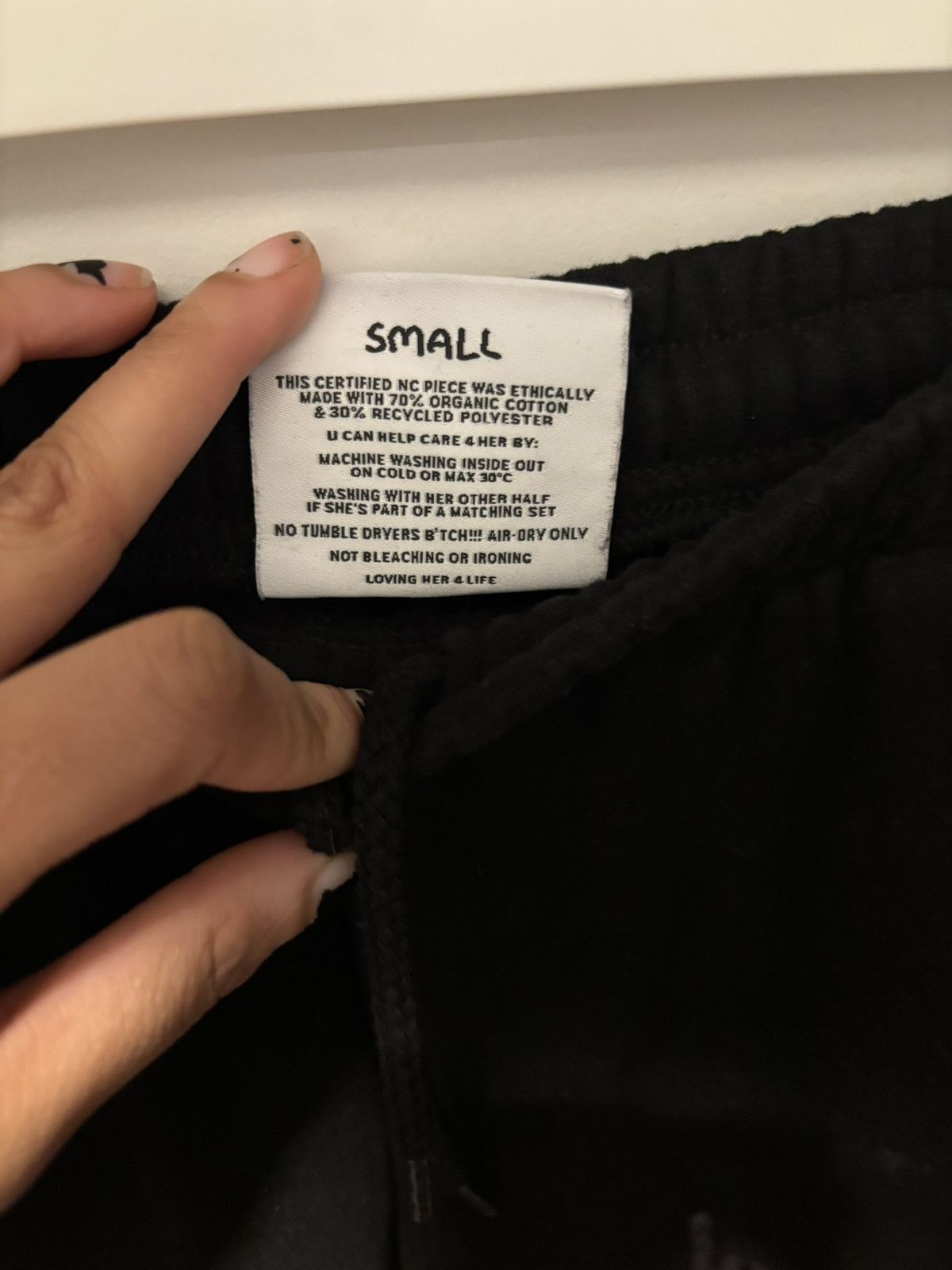 Named Collective Named Collective black/pink Euphoria puff print sweats Size 27" / US 4 / IT 40 - 5 Thumbnail