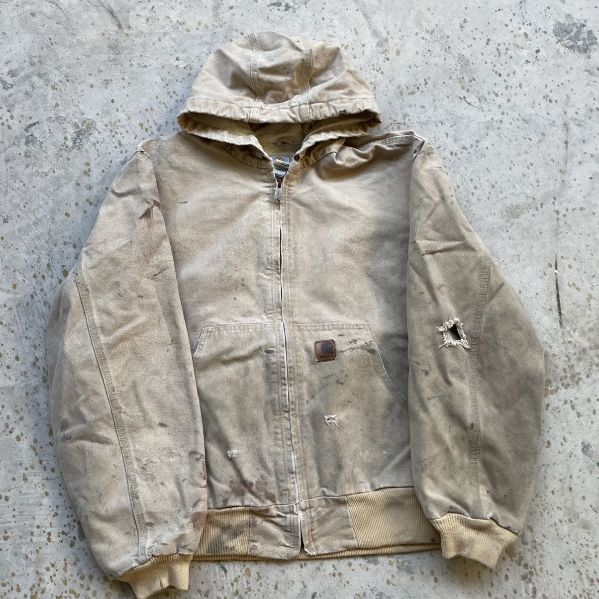 Carhartt × Vintage Vintage brown Carhartt active duck hooded jacket Size US L / EU 52-54 / 3 - 2 Thumbnail