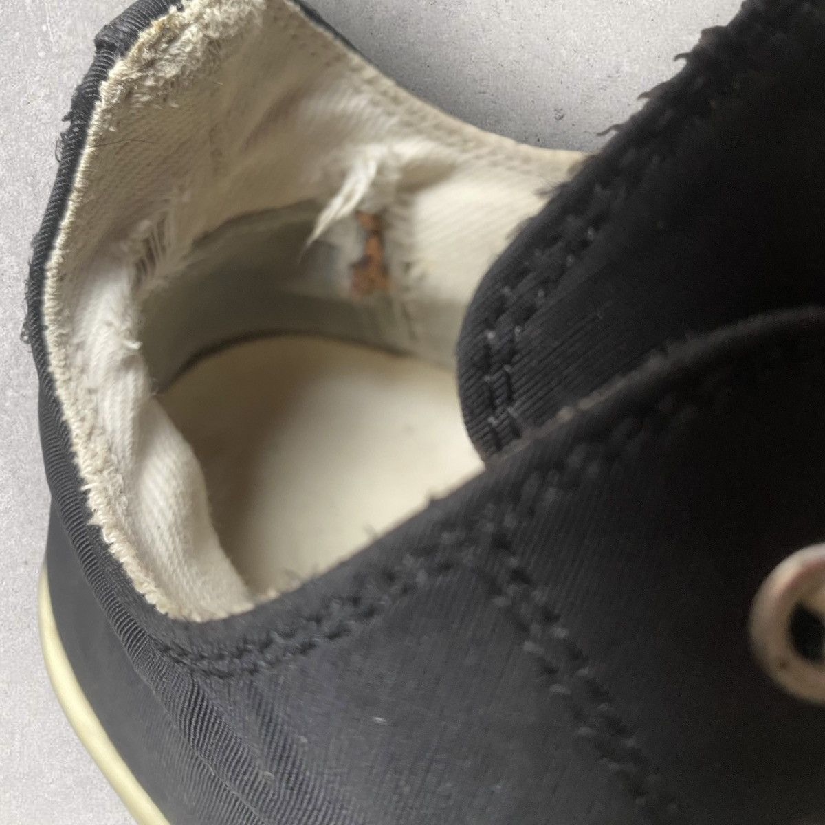 Rick Owens Canvas Ramones Low Top Size US 9 / IT 39 - 7 Thumbnail
