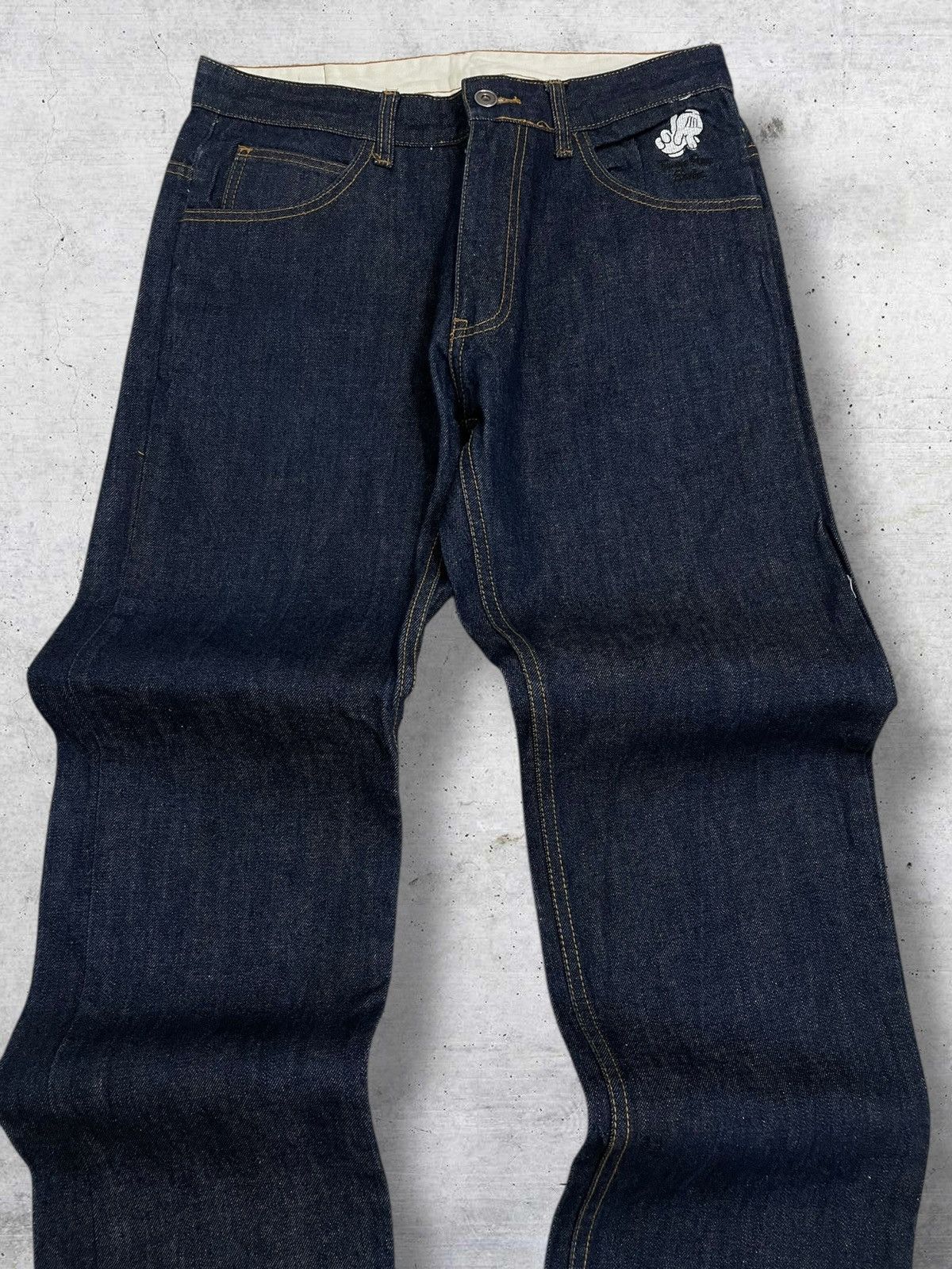 Hysteric Glamour VINTAGE LATE COMER OG JAPAN DESIGNER MICKEY EMBROIDERY DENIM Size US 32 / EU 48 - 12 Thumbnail