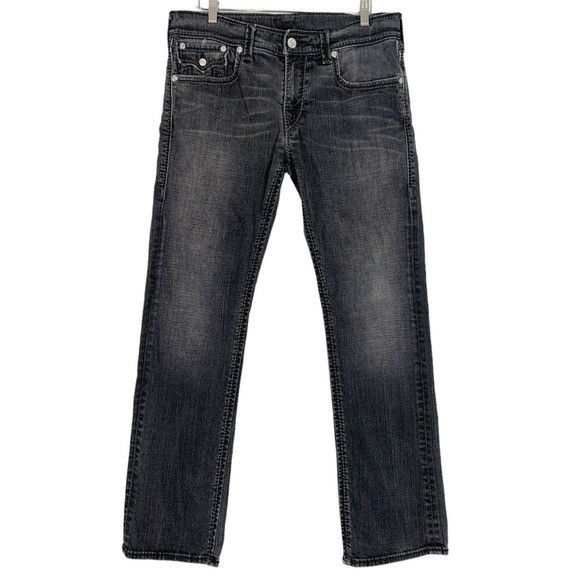 True Religion True Religion Straight Leg Mega T Jeans Size 36 Size US 36 / EU 52 - 2 Thumbnail