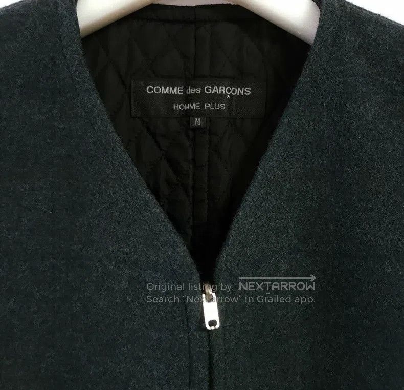 Comme des Garcons Comme Des Garcons Felted zipper long vest Size M / US 6-8 / IT 42-44 - 5 Thumbnail
