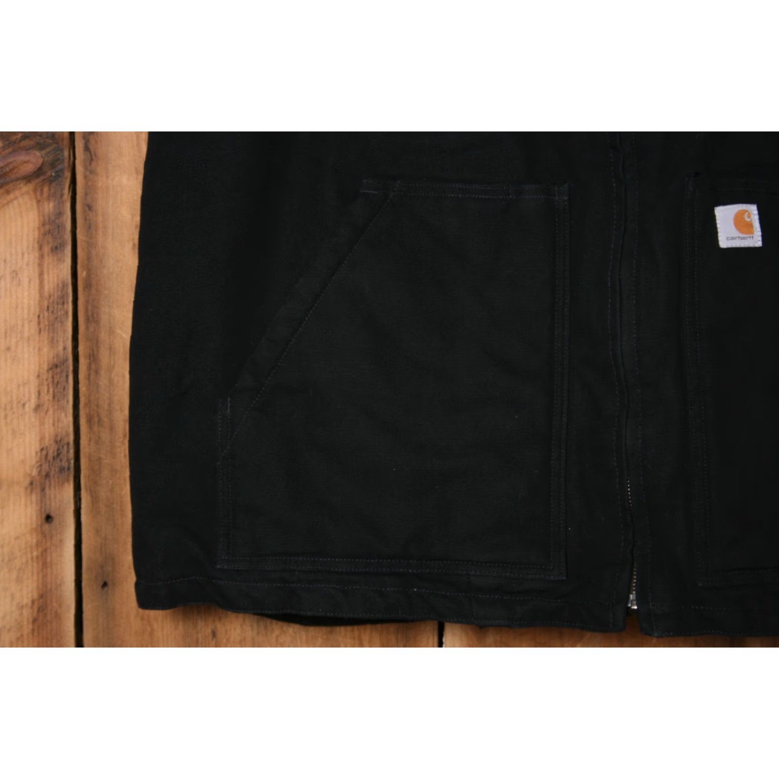 Carhartt CARHARTT Vest Women's Relaxed Fit Black Canvas Fleece Lined 2X (20W-22W) Size XXL / US 16-18 / IT 52-54 - 5 Thumbnail