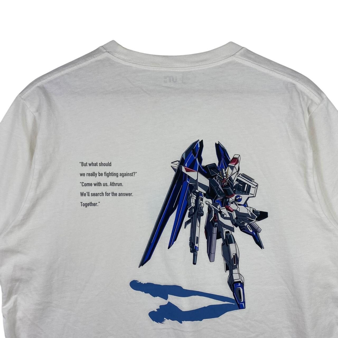 Uniqlo GUNDAM MOBILE SUIT x UNIQLO Freedom Anime Tee Shirt Top Size US XL / EU 56 / 4 - 5 Thumbnail