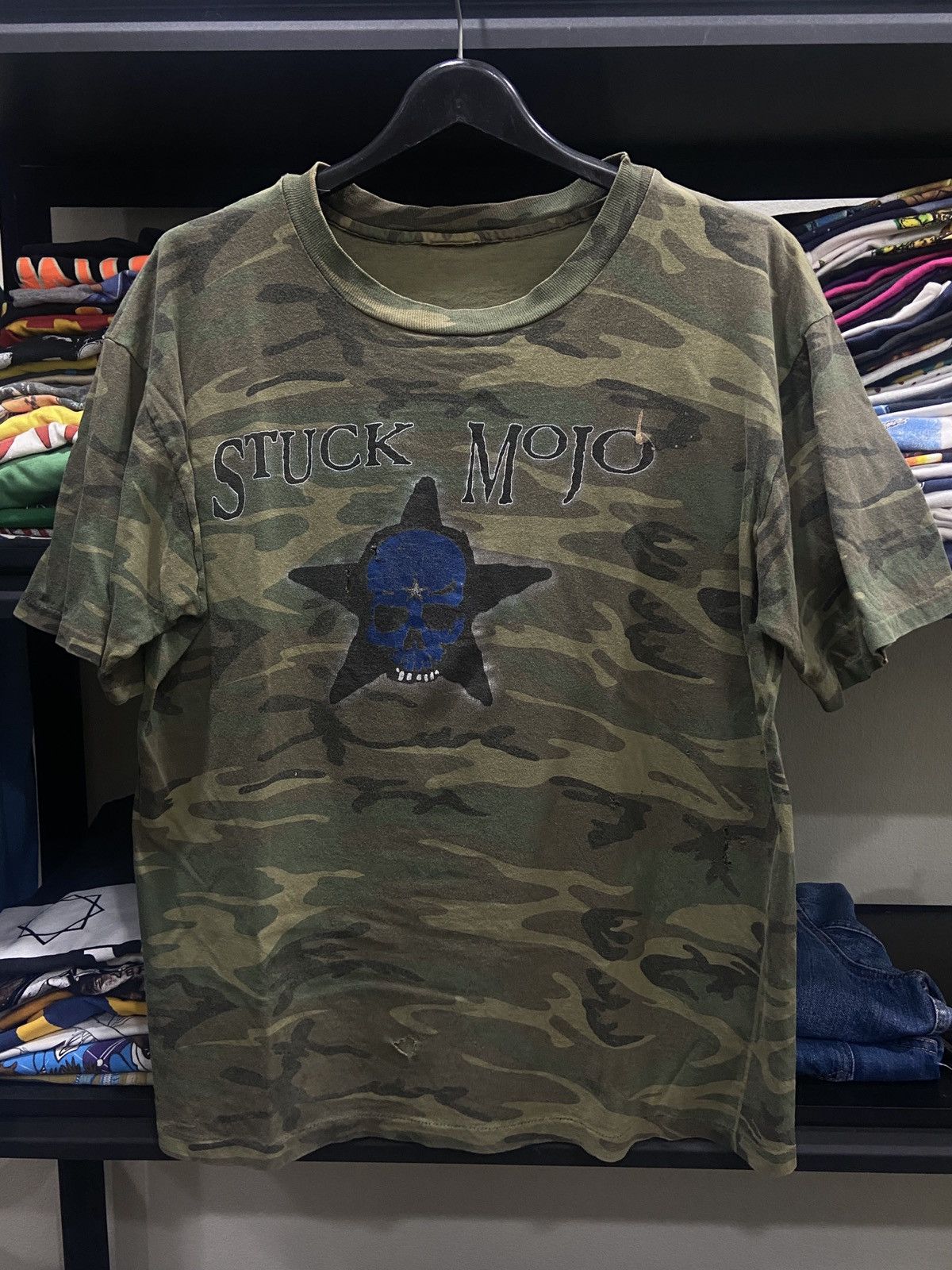 Band Tees × Vintage Vintage 90s Stuck Mojo Rock Rap Metall Tour TShirt Size US L / EU 52-54 / 3 - 1 Thumbnail