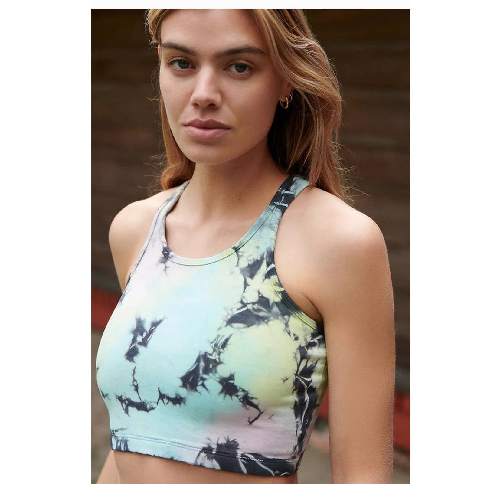 New Anthropologie ELECTRIC& ROSE Atlantis Tie-Dye Bike popular Shorts & Sports Bra SMALL