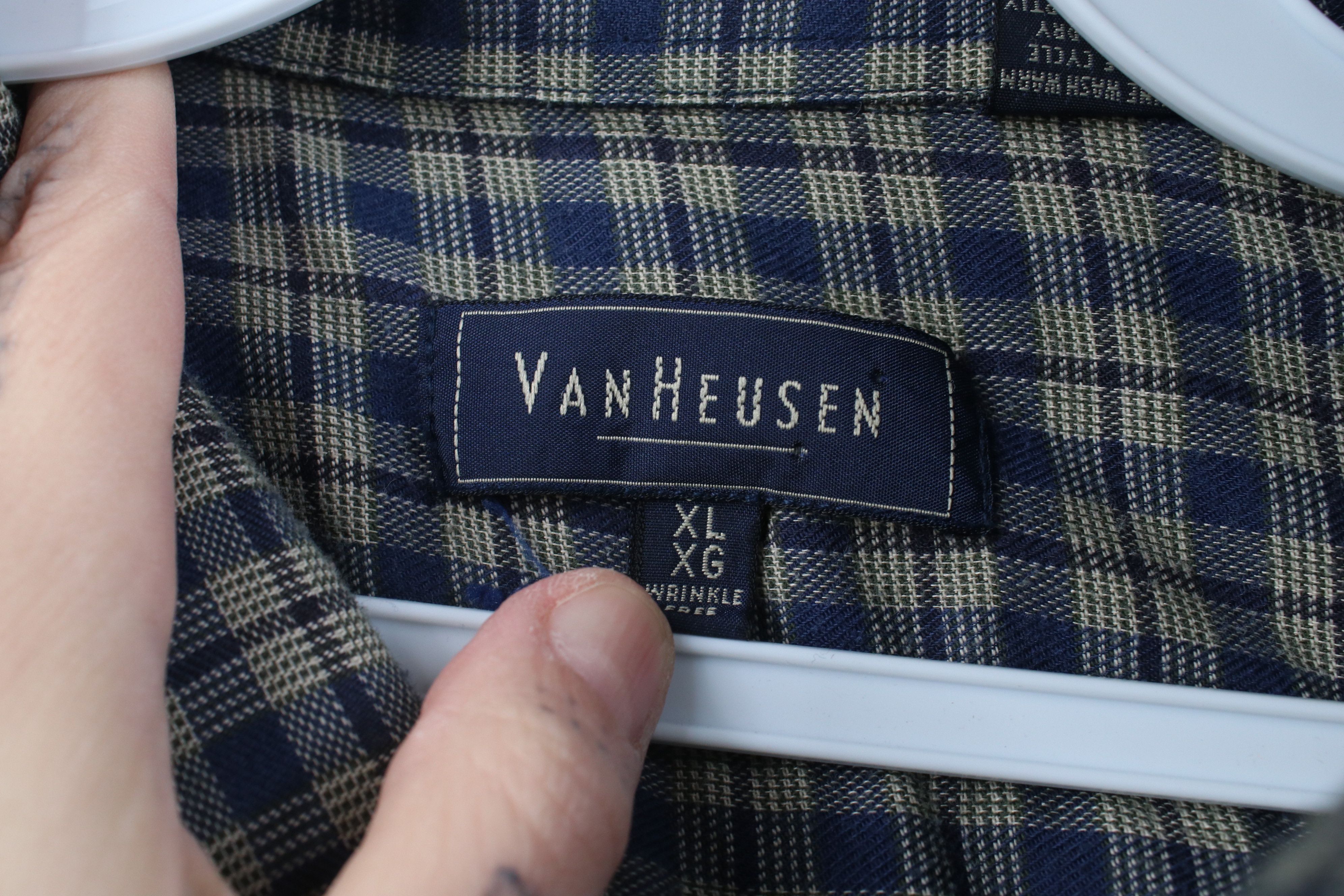 Vintage Vintage 90s Streetwear Collared Button Down Shirt Plaid Size US XL / EU 56 / 4 - 6 Thumbnail