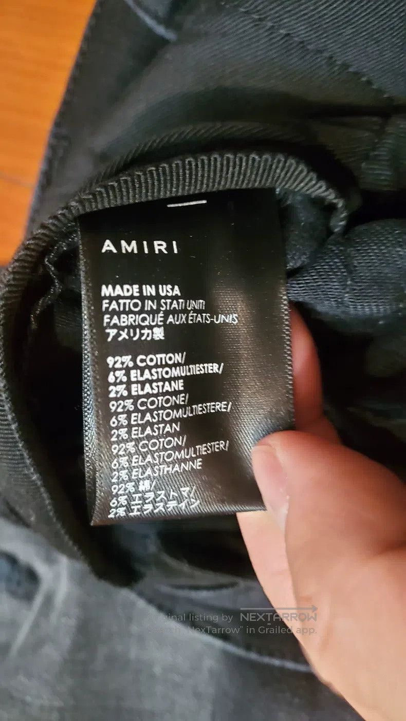 Amiri Amiri Classic Playboy Joint Denim Jeans Size 31 Size US 31 - 4 Thumbnail