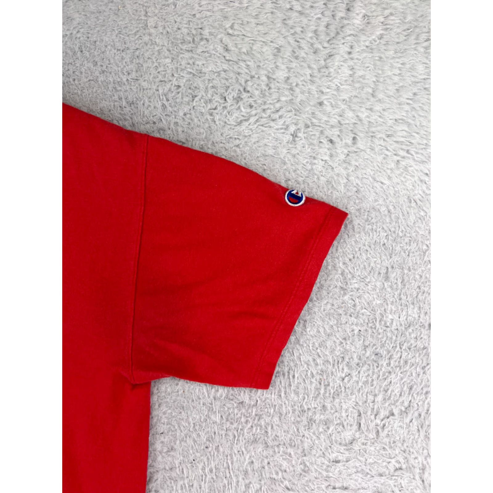 Champion Champion Shirt Mens Small Red Crew Neck Embroidered Logo Short Sleeve Cotton Size US S / EU 44-46 / 1 - 6 Thumbnail