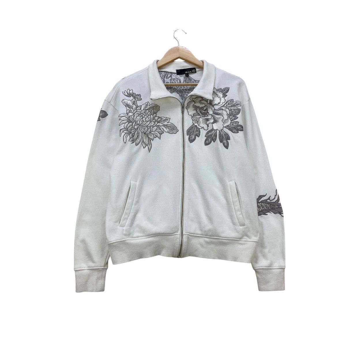 Sugar Cane 💥Vintage Karakuri Tamashi Embroidered Dragon Zip Up Jacket Size US L / EU 52-54 / 3 - 2 Thumbnail
