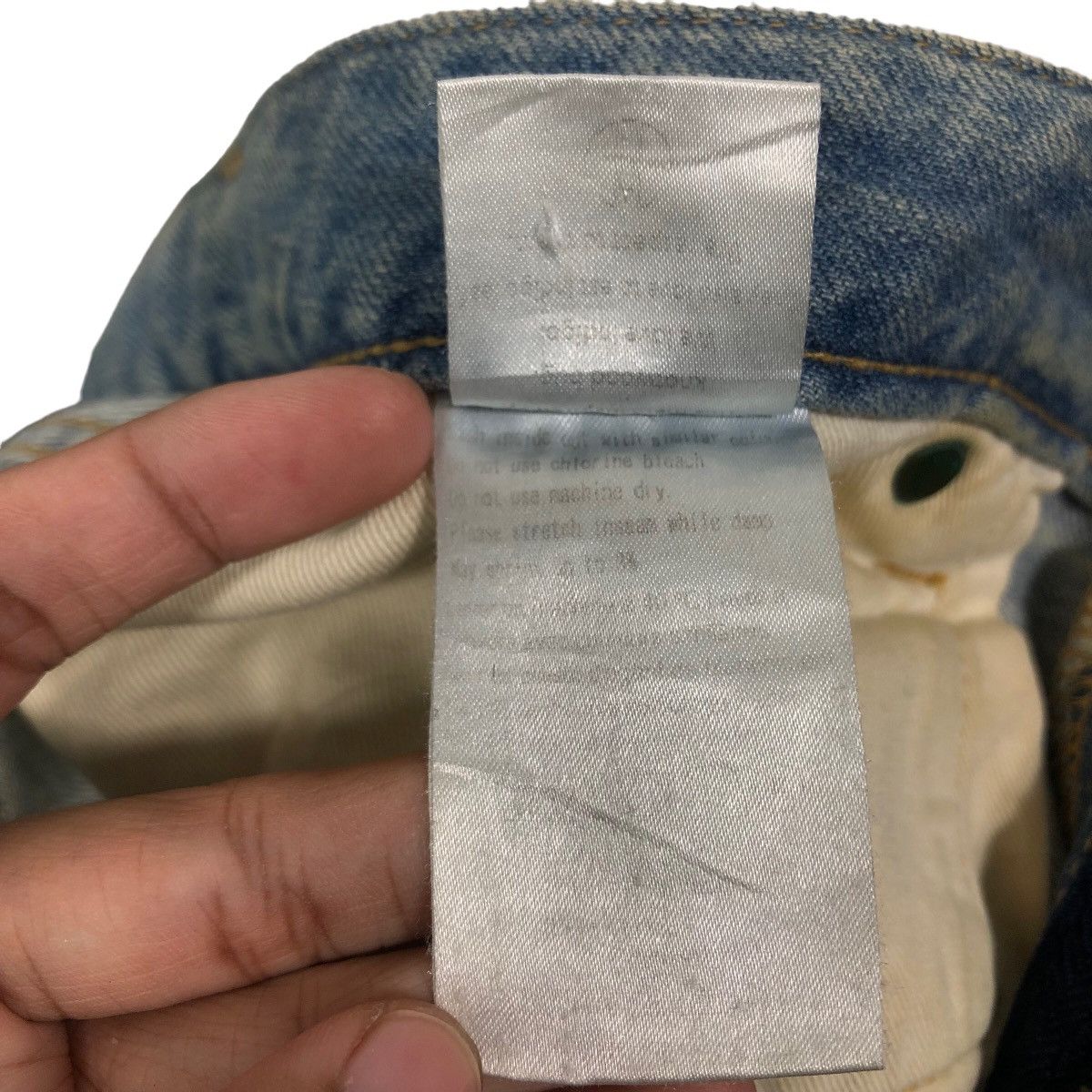 Japanese Brand 🔥VINTAGE DENIM JEANS BEVERLY JAPAN ISSEY MIYAKE Size US 34 / EU 50 - 23 Thumbnail