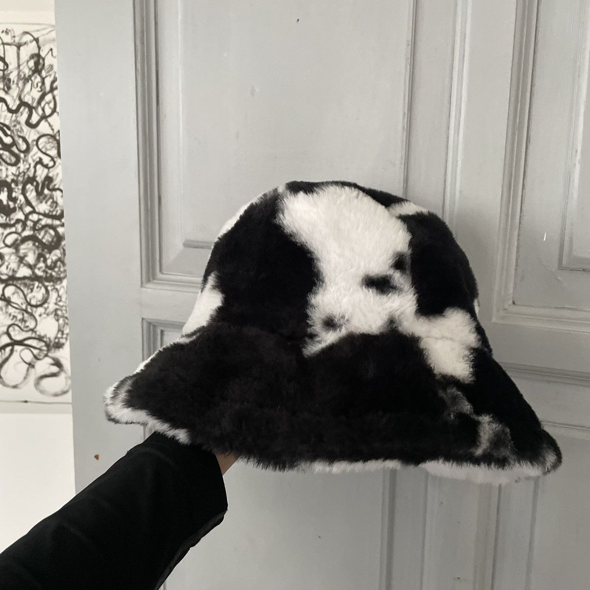 Japanese Brand Vintage Bucket hat Vintage Ushanka Mohair Fuzzy Size ONE SIZE - 2 Thumbnail