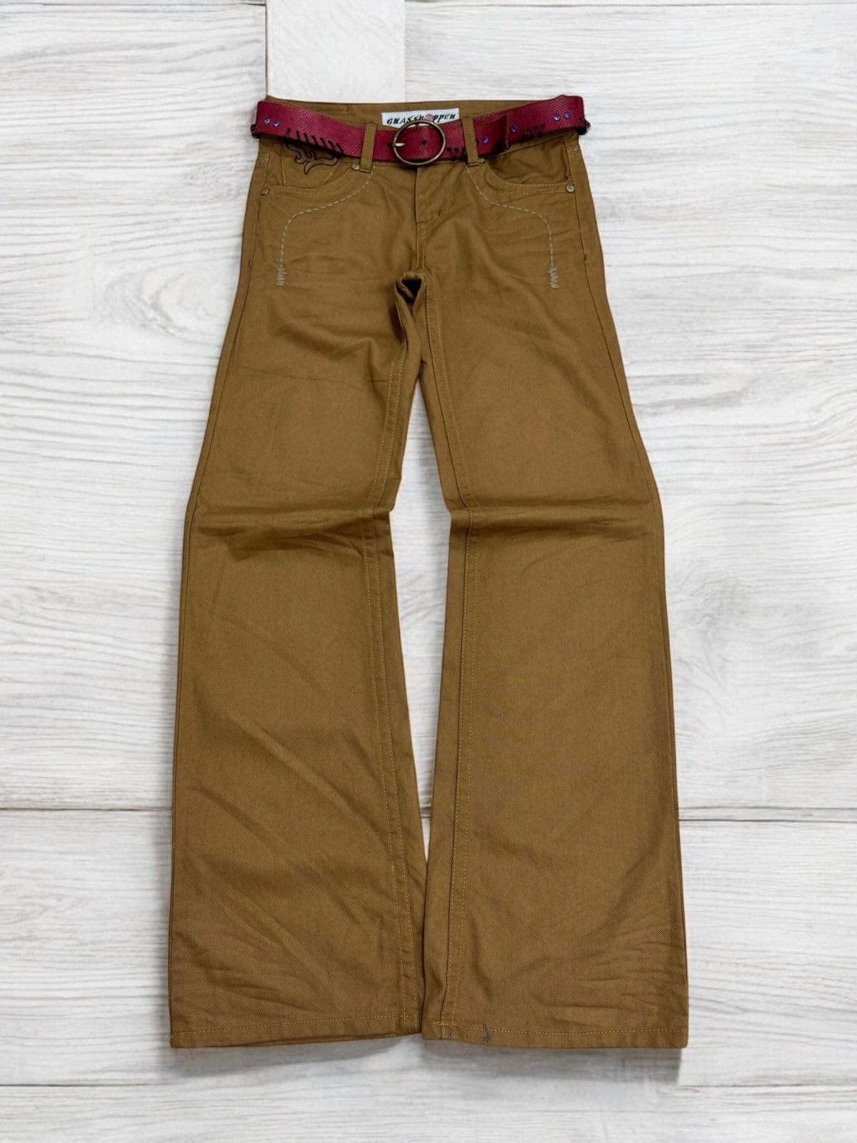 Hysteric Glamour × Japanese Brand × Seditionaries Flared GRASS HOPPER Seditionaries Back Embroidered Size US 28 / EU 44 - 2 Thumbnail