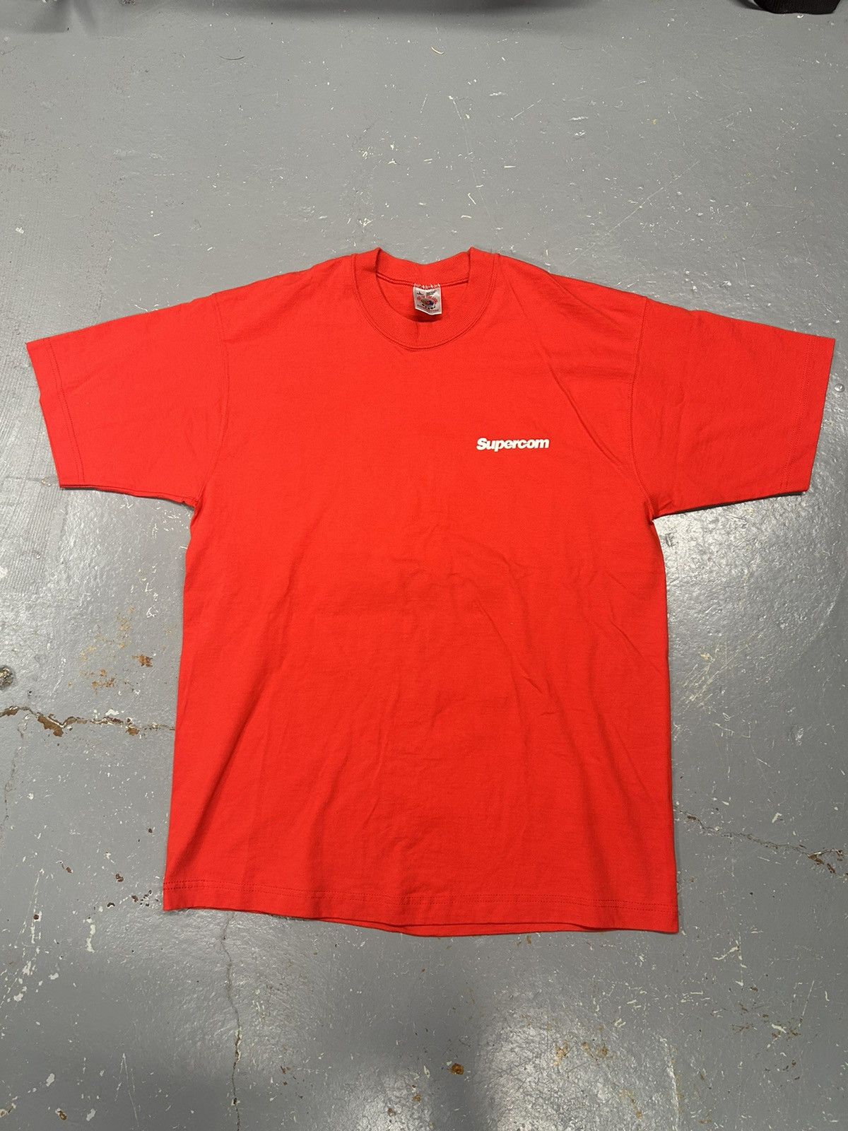 Vintage Crazy Vintage 90s Essential Red Supercom Tech Robot T-Shirt Size US L / EU 52-54 / 3 - 1 Thumbnail