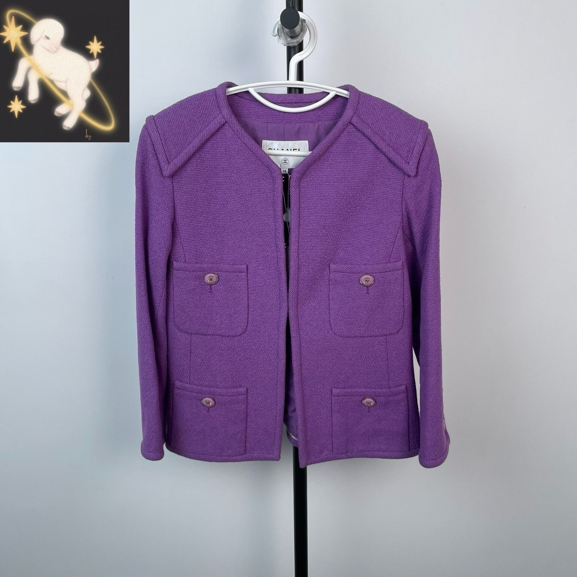 Chanel Chanel 20C Resort Classic Four-Pocket Tweed Jacket Size S / US 4 / IT 40 - 1 Thumbnail