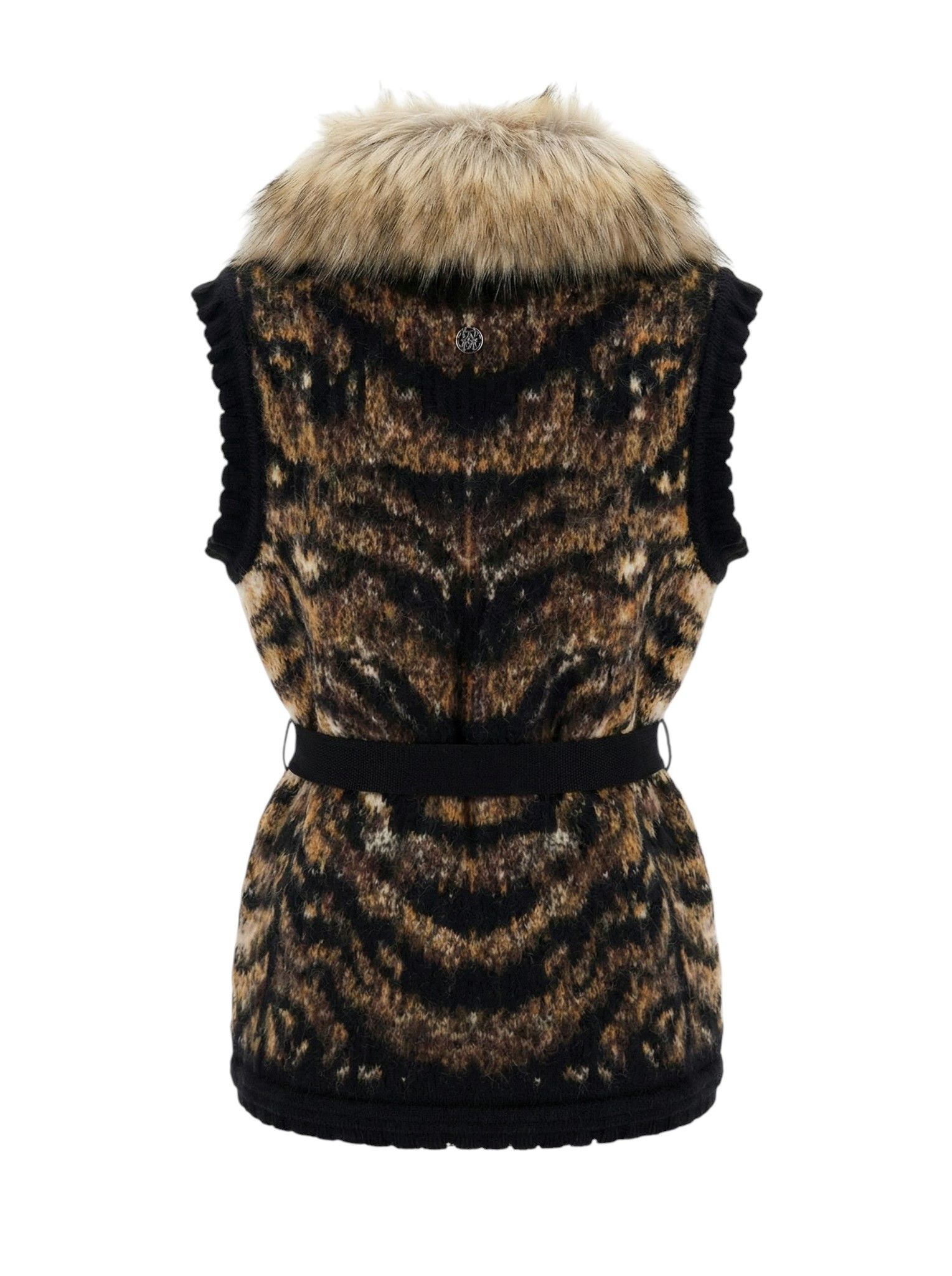 Roberto Cavalli FUR VEST JACKET Size M / US 6-8 / IT 42-44 - 2 Thumbnail