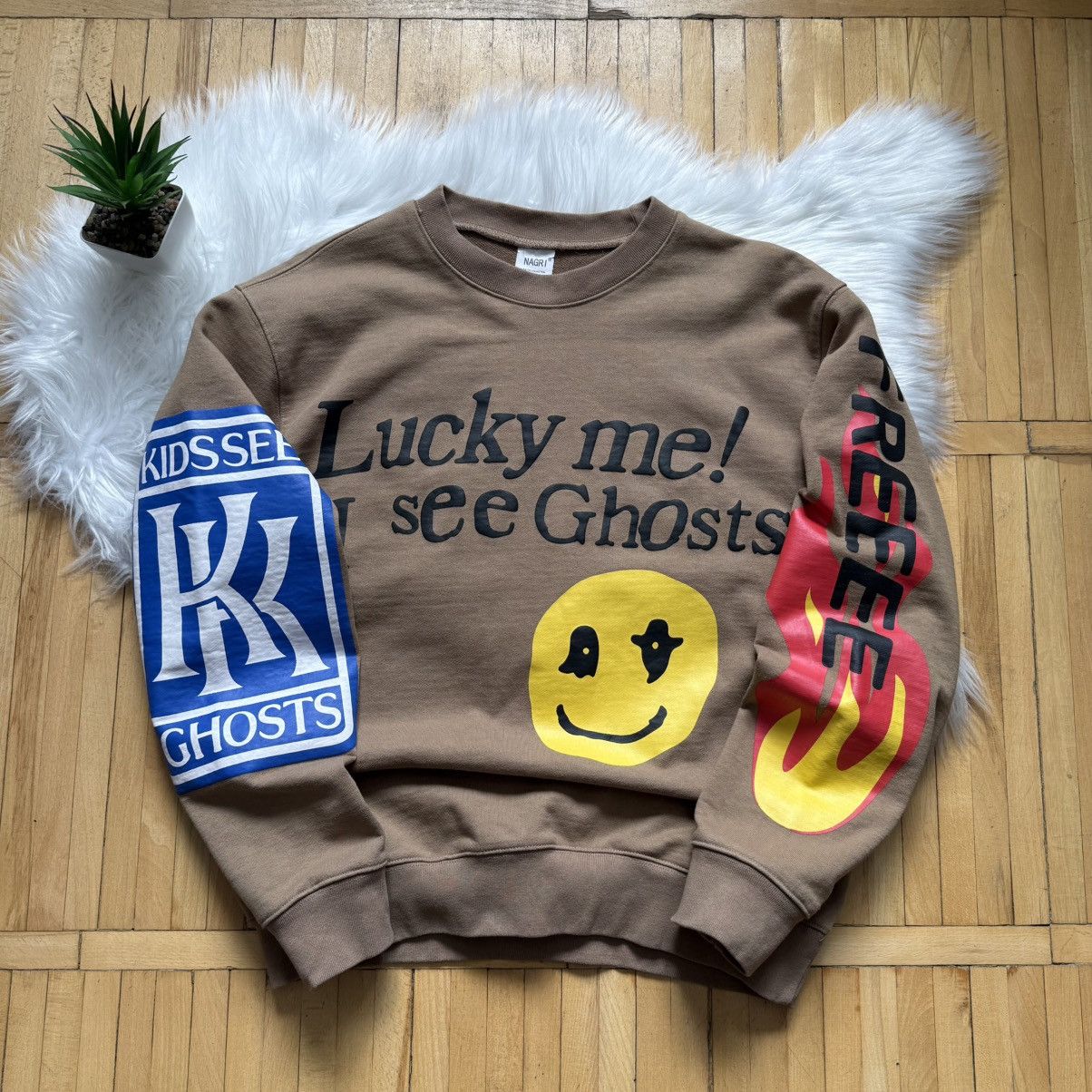 Band Tees 📌 Crazy Lucky Me I See Ghosts Y2K Rap Sweatshirt Size US XL / EU 56 / 4 - 9 Thumbnail