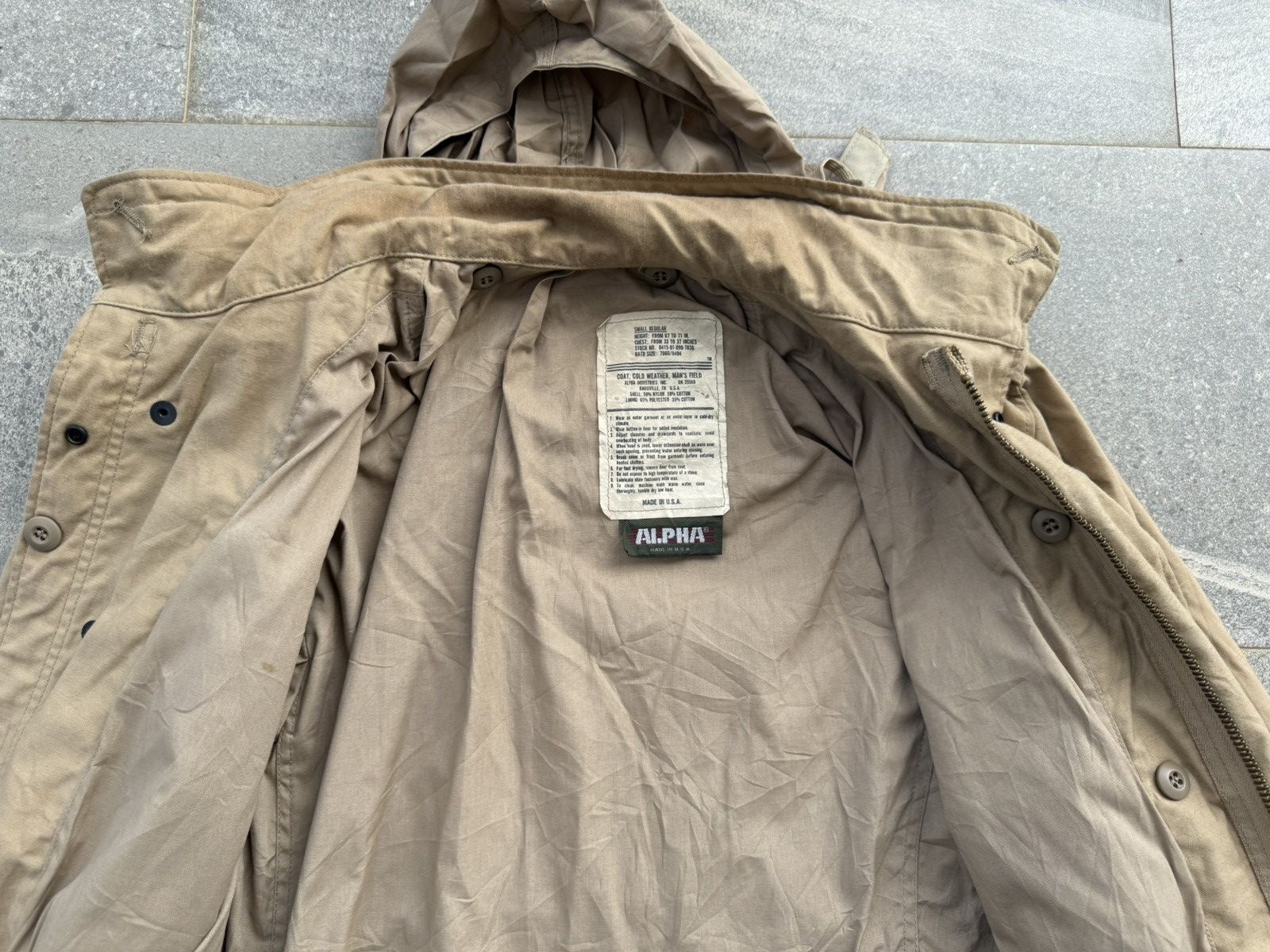 Alpha Industries Vintage 80's Alpha Industries M65 Field Jacket Size US XL / EU 56 / 4 - 16 Thumbnail