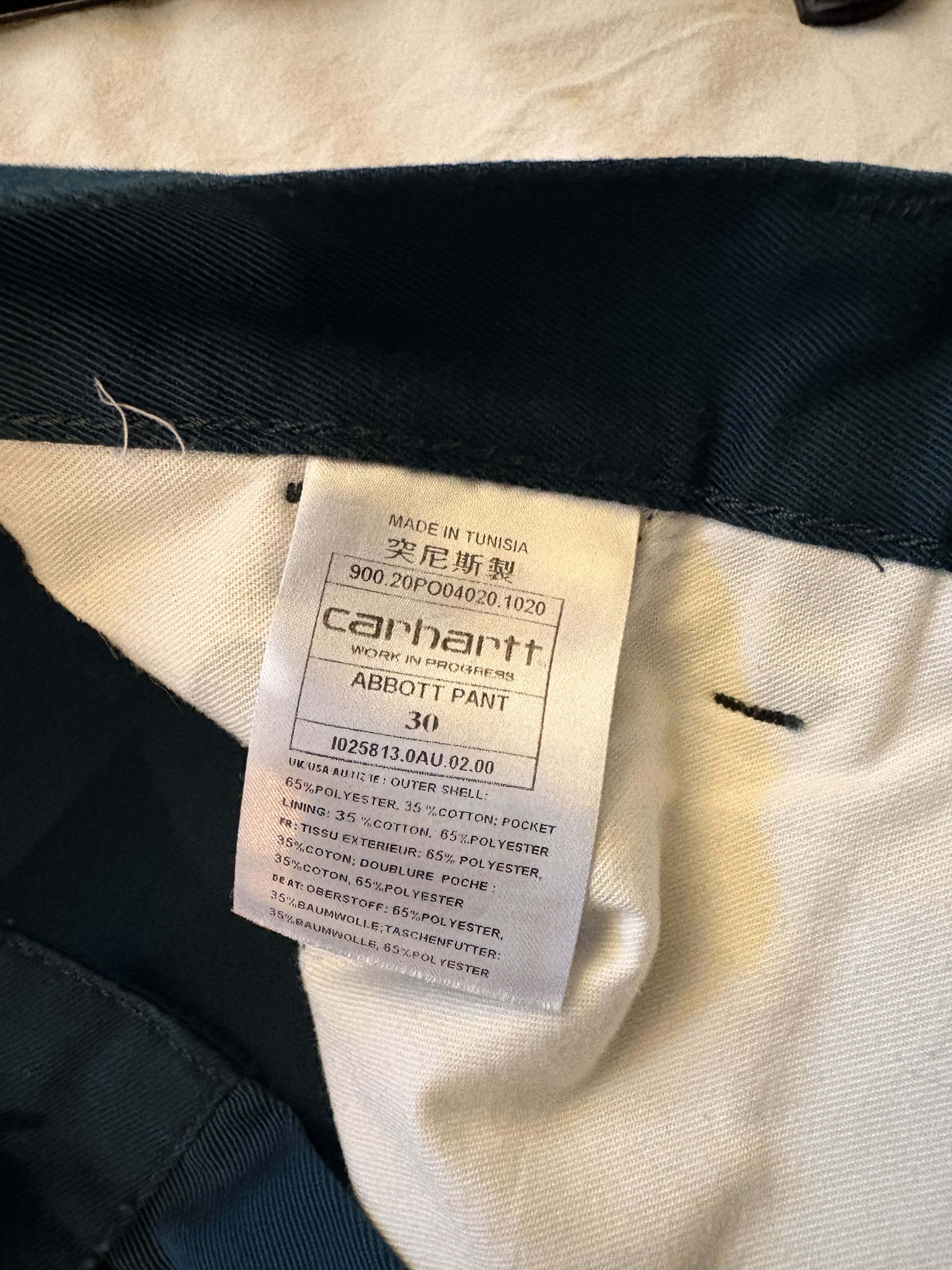 Carhartt Wip Abbot Pant Size US 30 / EU 46 - 4 Thumbnail