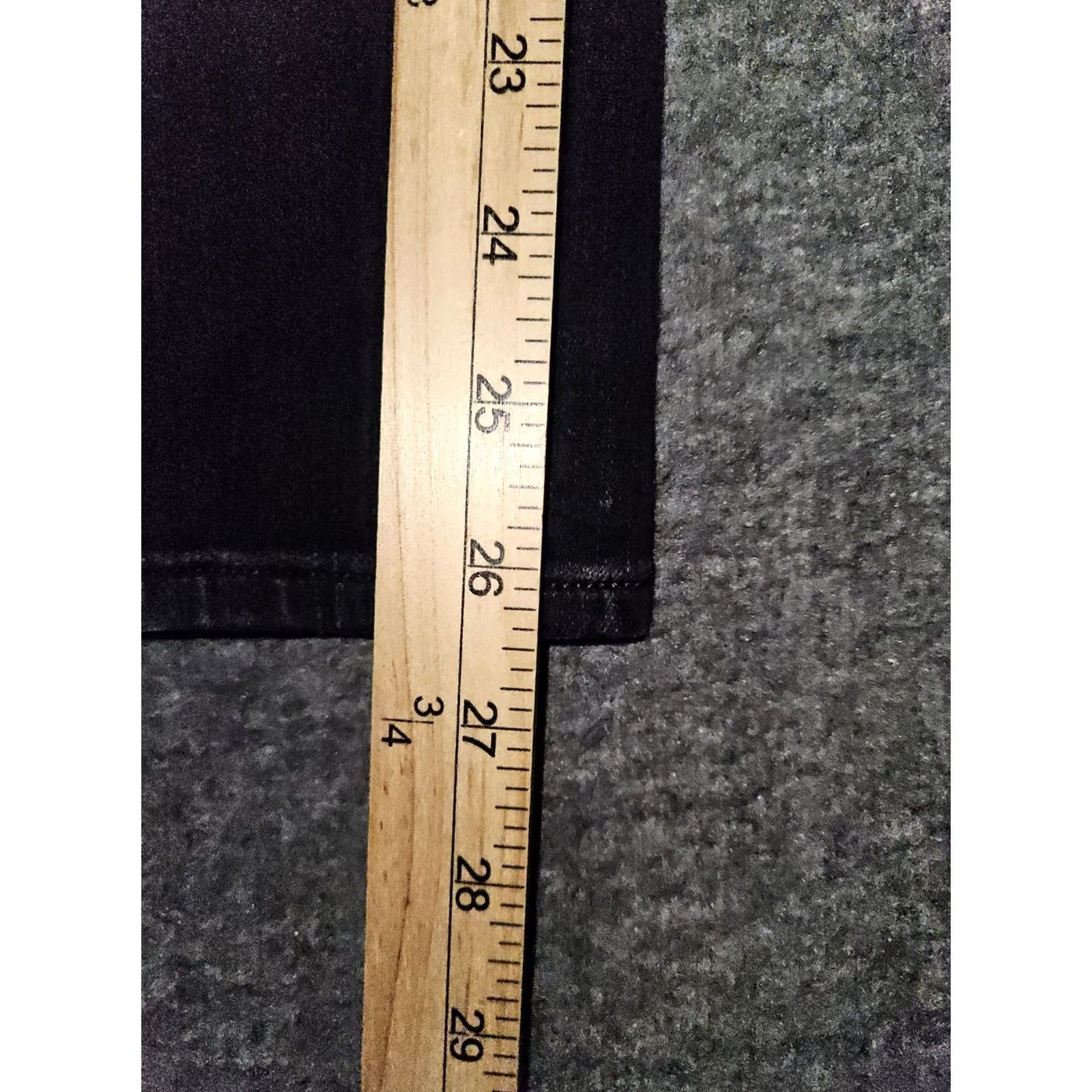 American Eagle Outfitters American Eagle High Rise Womens 4 Black Stretch Dark Wash Preppy Casual Denim Jegging Size 27" / US 4 / IT 40 - 7 Thumbnail