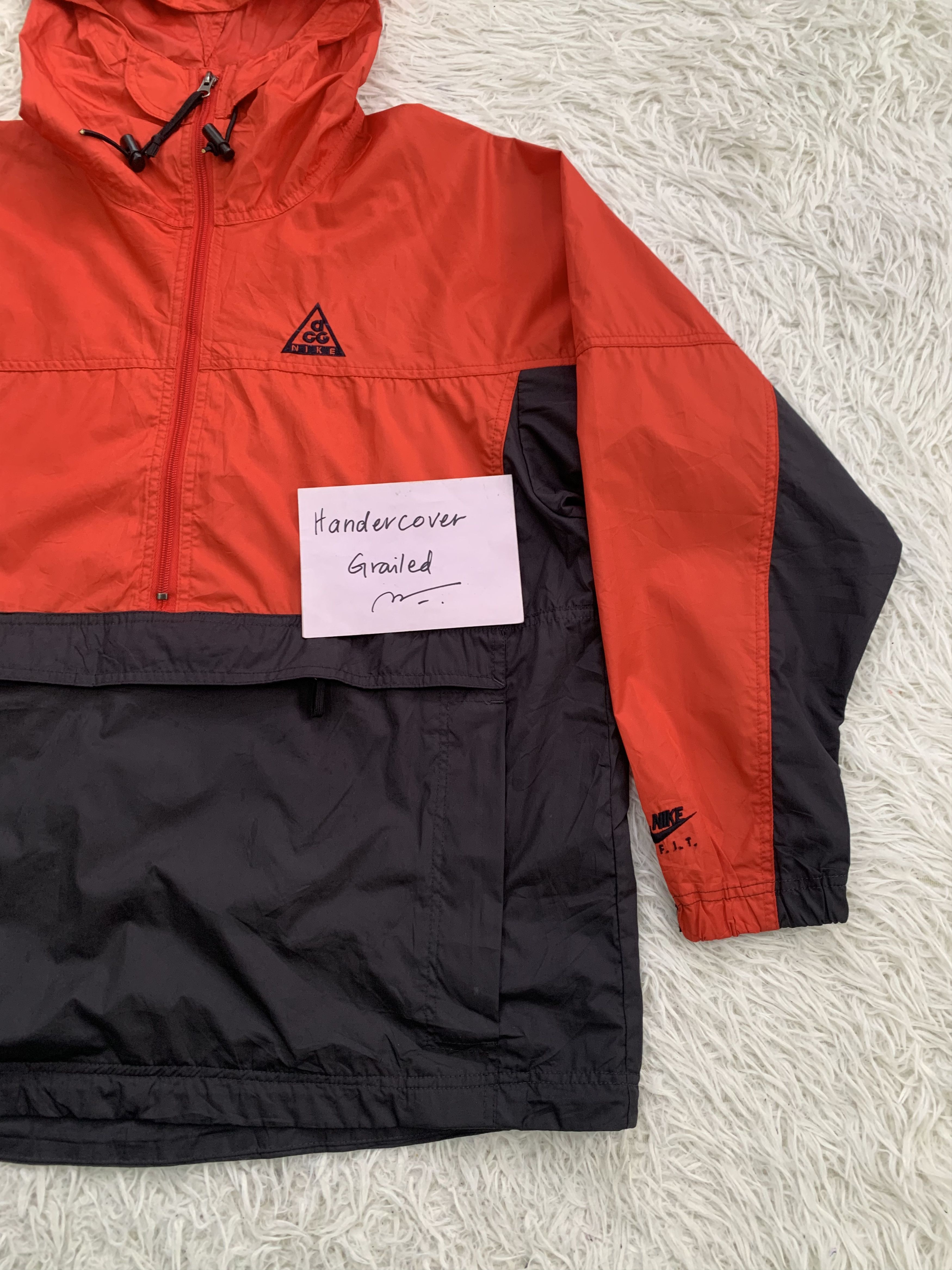 Nike ACG Nike ACG Anorak Jacket Hooded Size US L / EU 52-54 / 3 - 3 Thumbnail
