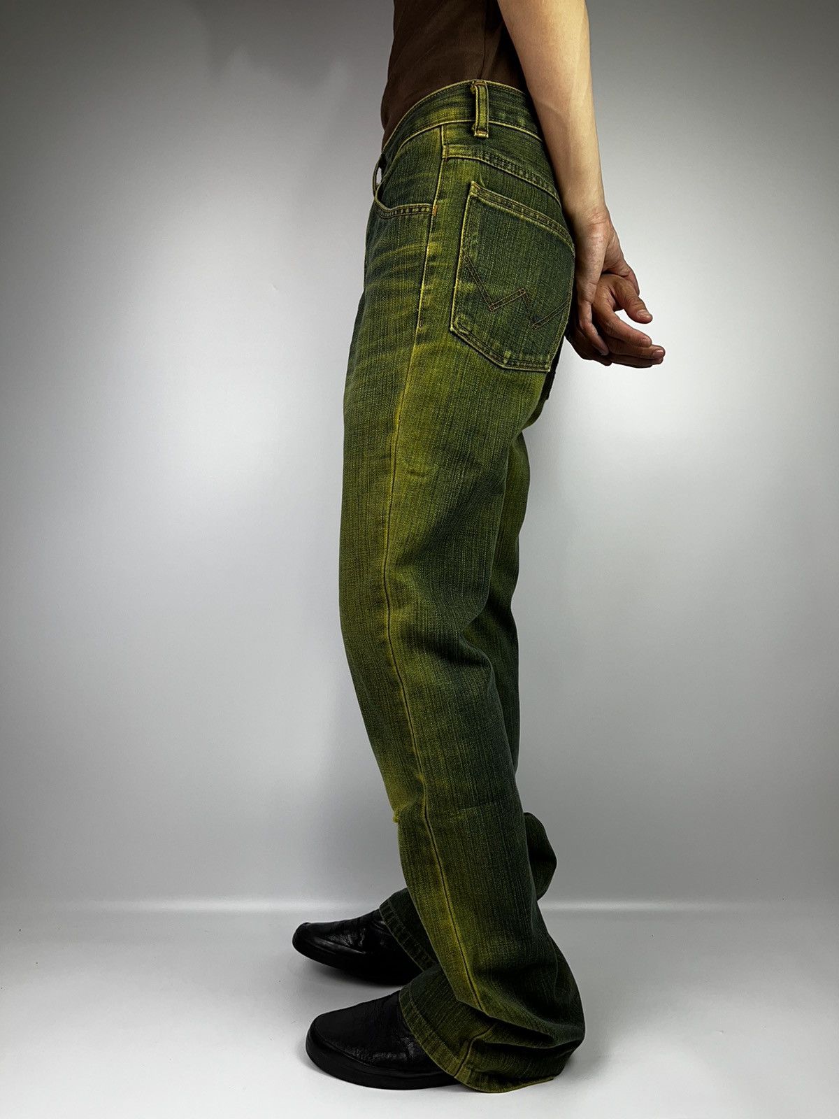 Wrangler Flared bootcut western wrangler green pant Size US 28 / EU 44 - 3 Thumbnail