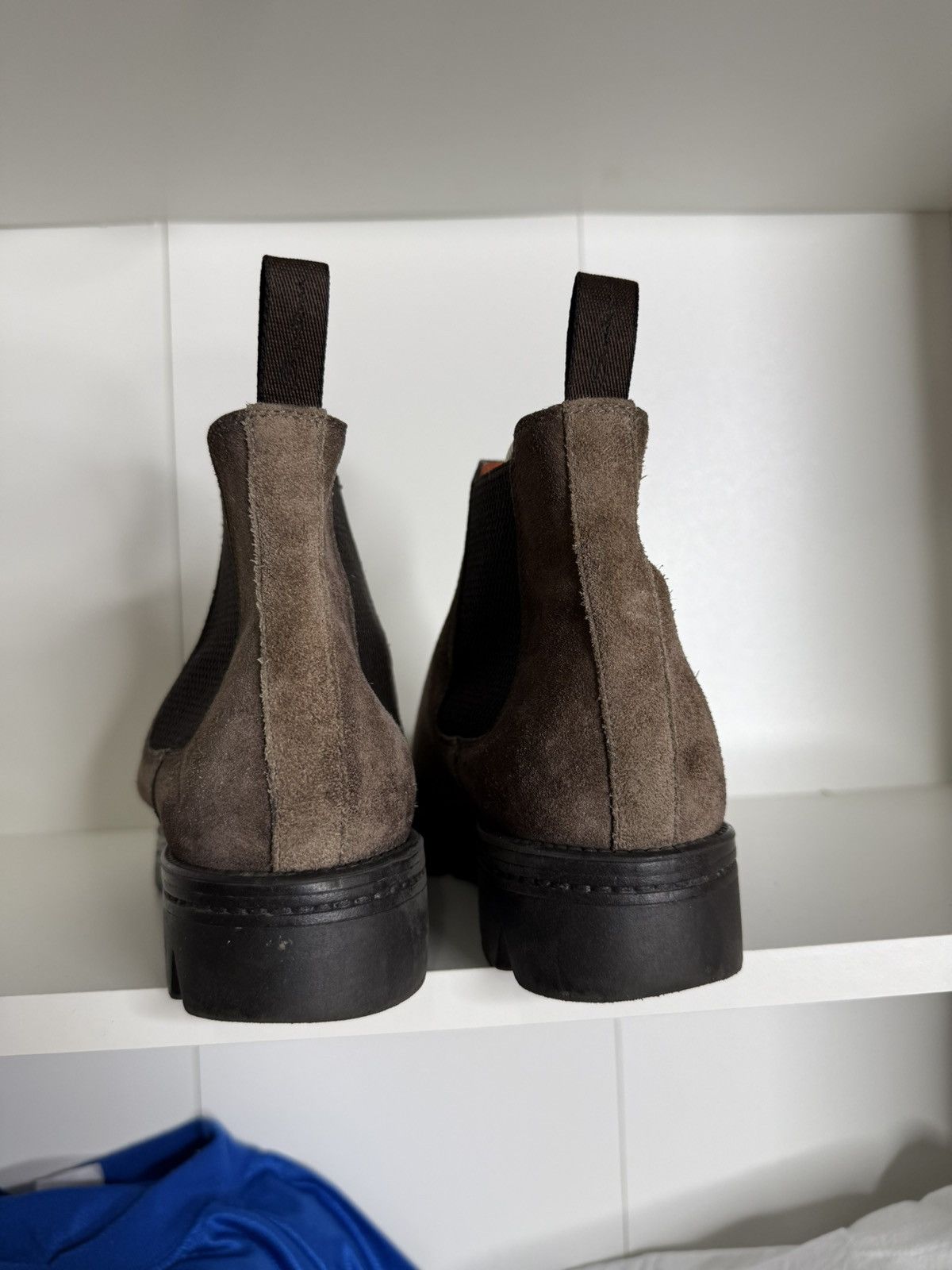 Santoni Santoni Suede Leather Chelsea Boots size 36.5 Size US 6.5 / IT 36.5 - 7 Thumbnail