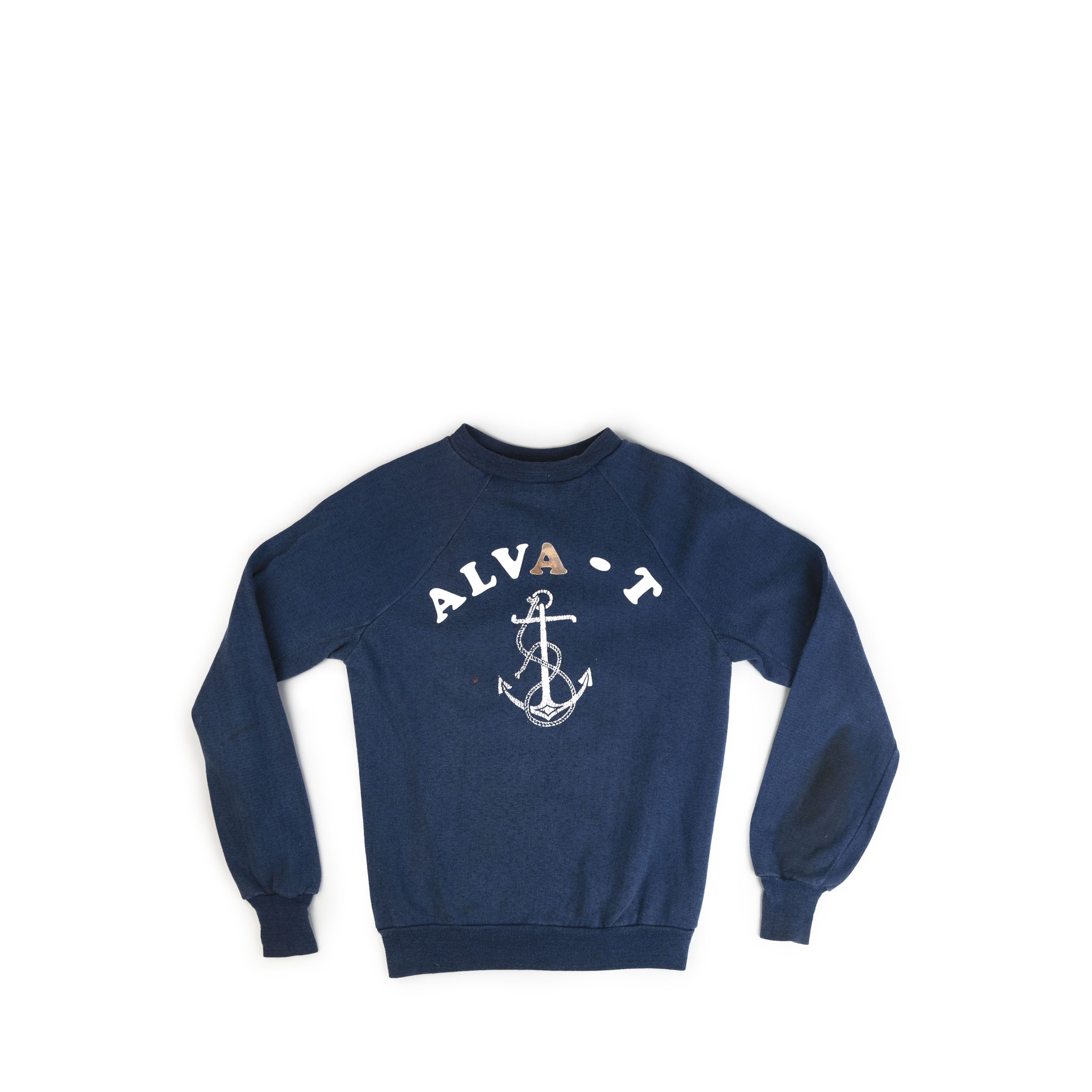 Vintage Vintage 1980's USA Navy Alva T Navy Crewneck Size US M / EU 48-50 / 2 - 1 Thumbnail
