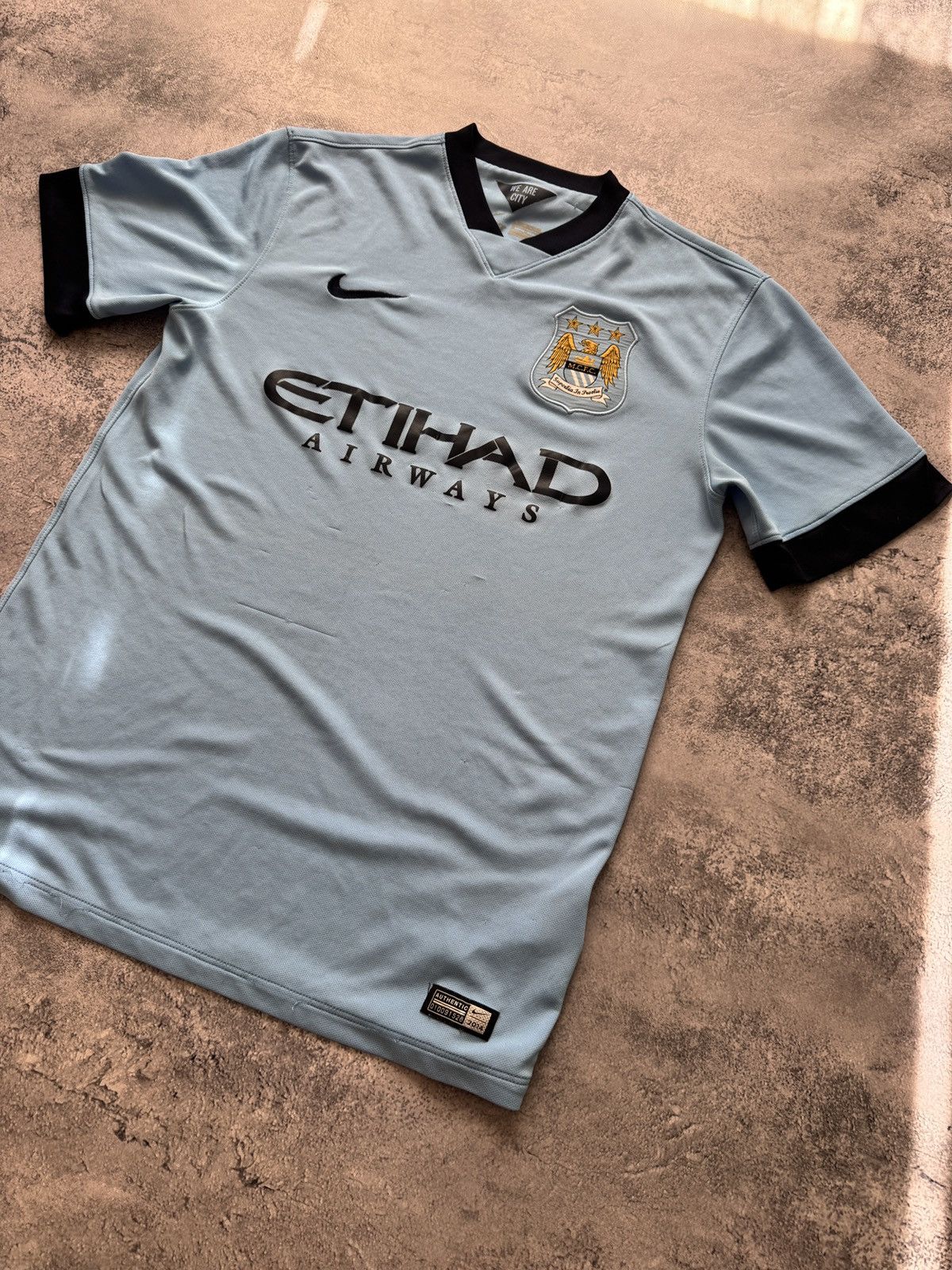Nike Nike 2014 Football Soccer Manchester City Home Jersey Size US M / EU 48-50 / 2 - 2 Thumbnail