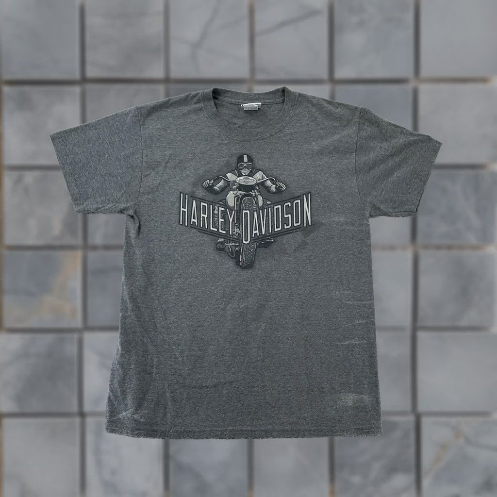 Harley Davidson Harley-Davidson Motorcycle Shirt Mens M Gray San Juan Puerto Rico Biker Shirt Size US M / EU 48-50 / 2 - 1 Thumbnail