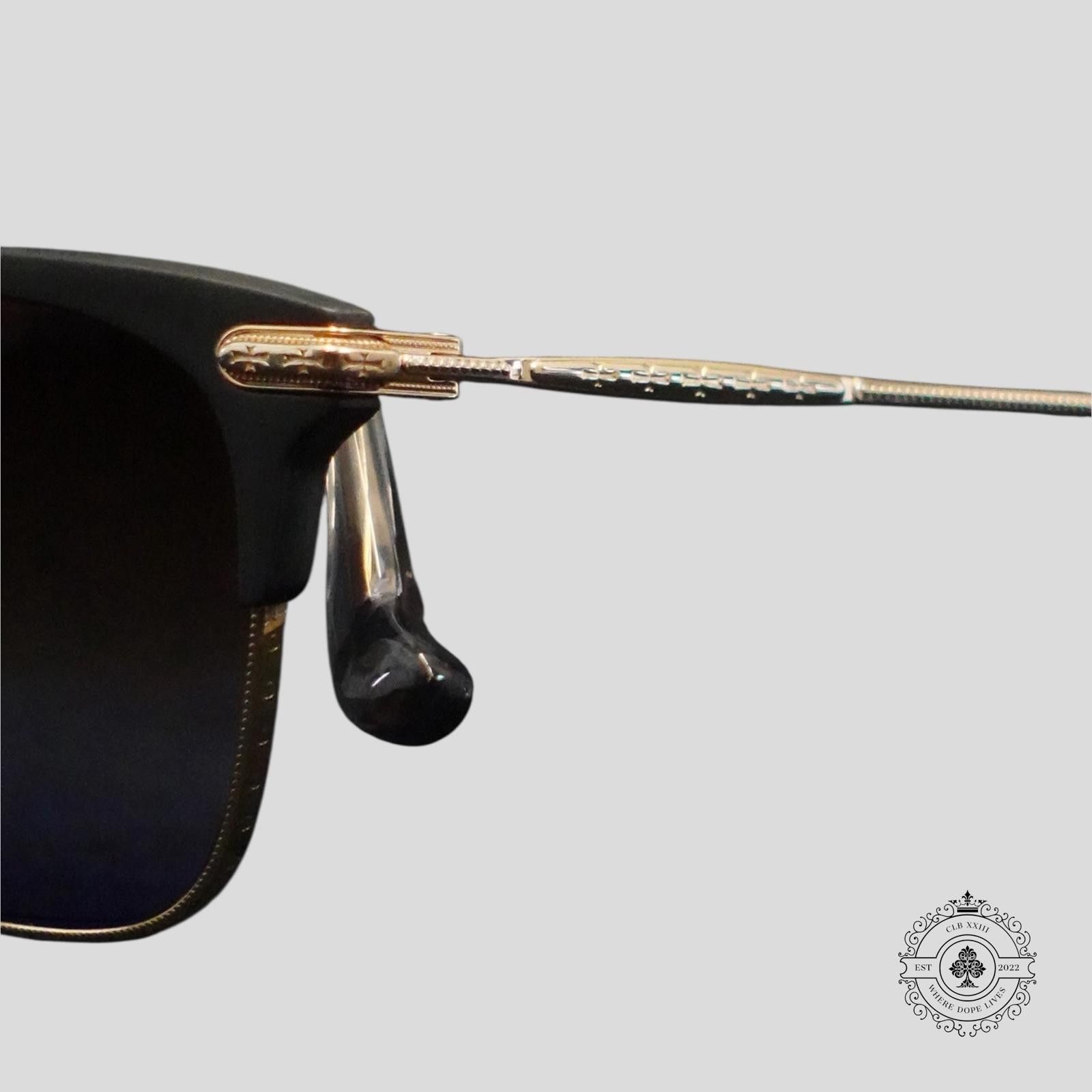 Chrome Hearts Chrome Hearts Muffbuffin' Glasses in Gold Size ONE SIZE - 4 Thumbnail