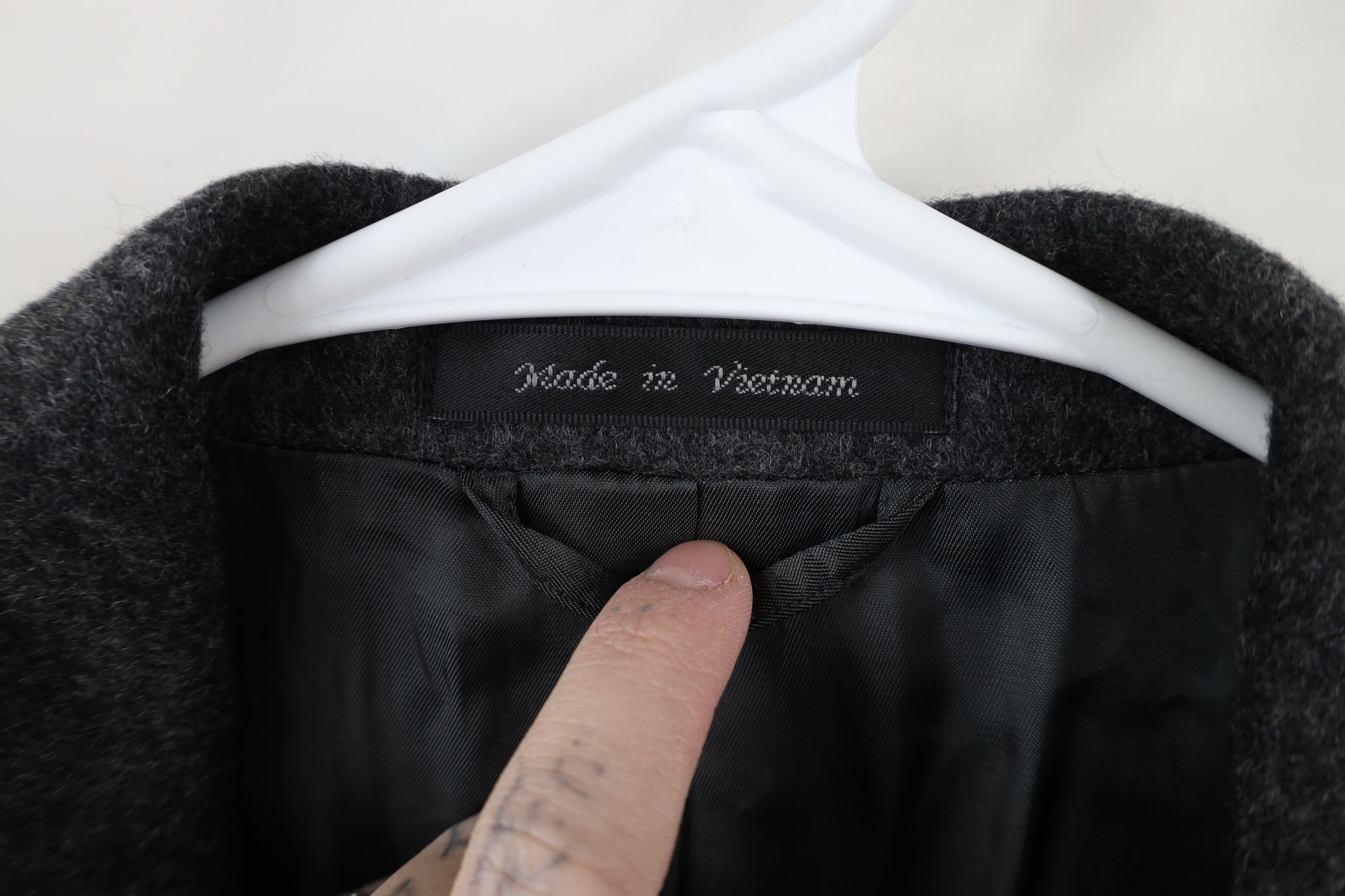 Ralph Lauren × Vintage Ralph Lauren Cashmere 2 Button Suit Blazer Jacket Dark Gray Size US L / EU 52-54 / 3 - 9 Thumbnail